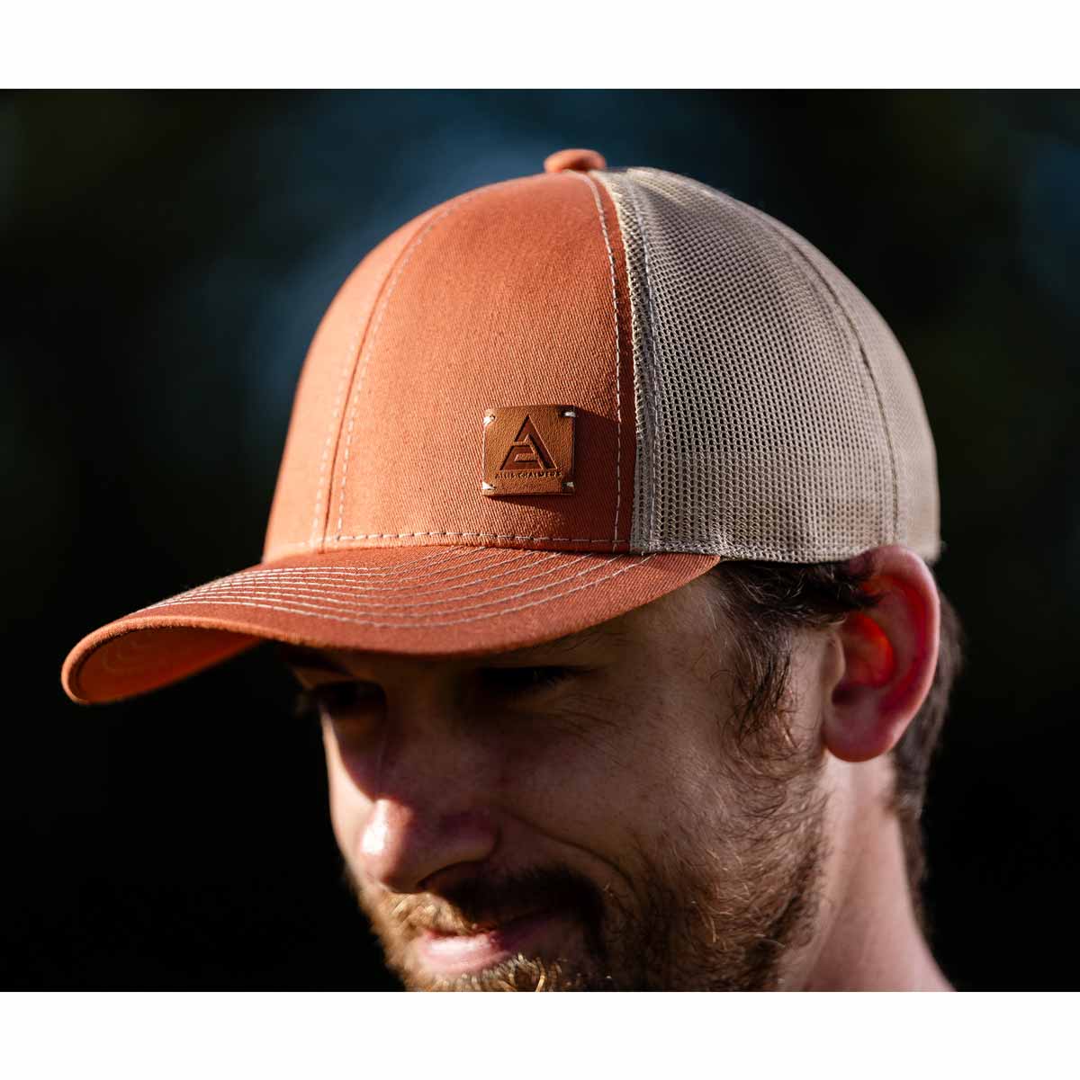 Allis Chalmers Logo Burnt Orange Mesh Back Hat - Image 3