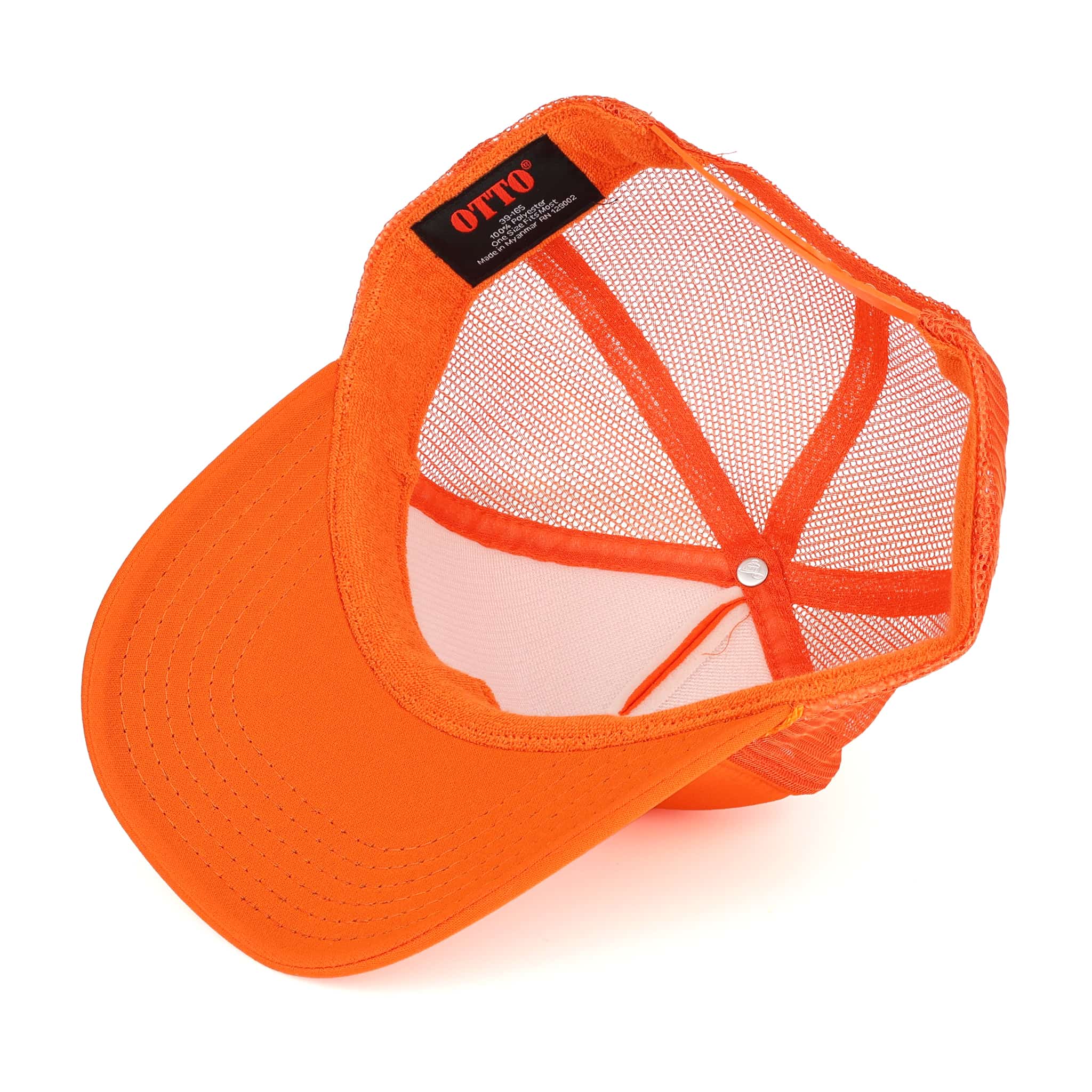 Allis Chalmers Logo Orange Foam Trucker Rope Hat - Image 4