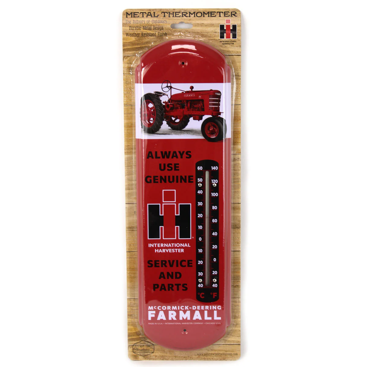 Always Use Genuine IH Service and Parts Metal Thermometer, 5.125in x 17.375in - Image 2