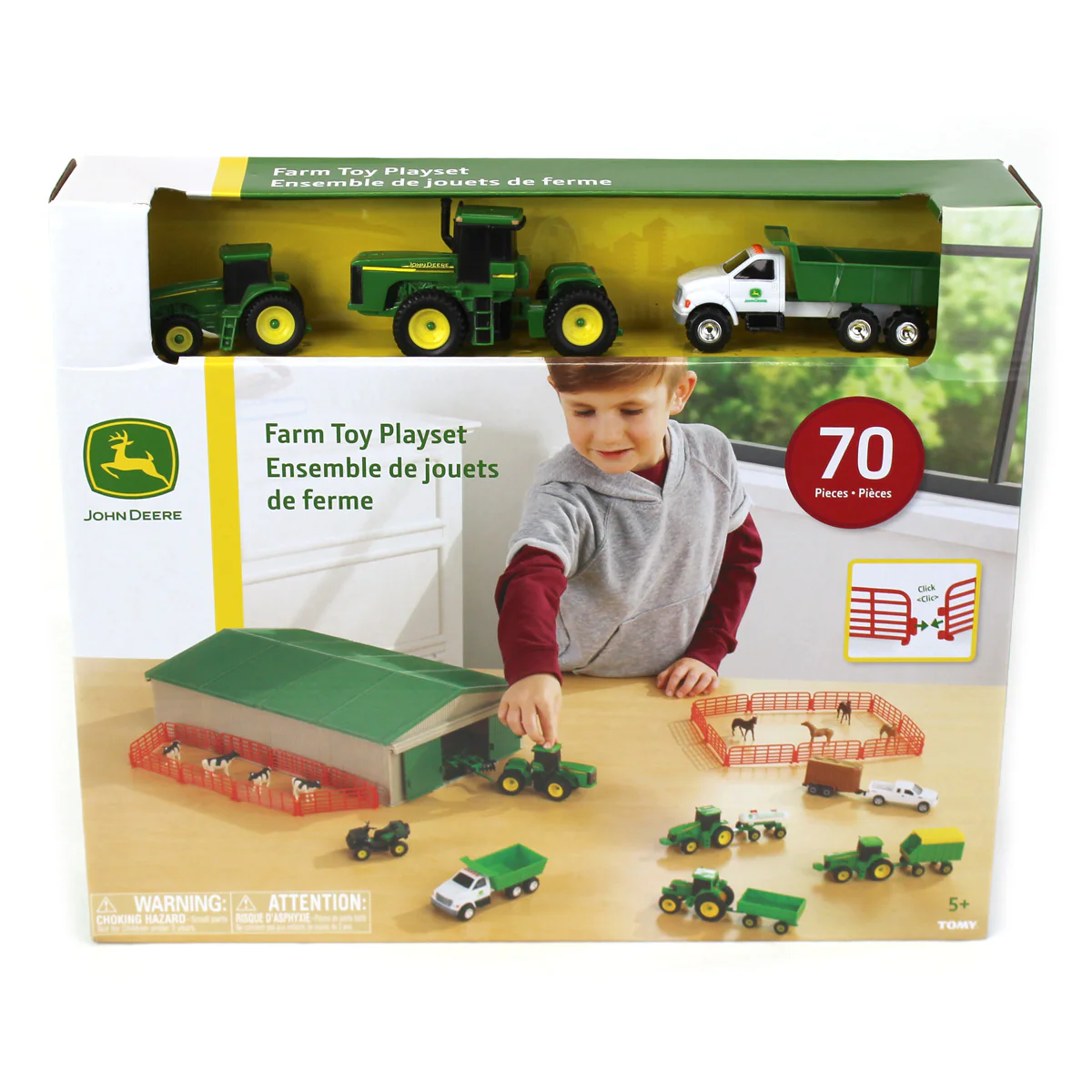 Approx. 1/64 Scale John Deere 70 Piece Value Set with Machine Shed - Image 9