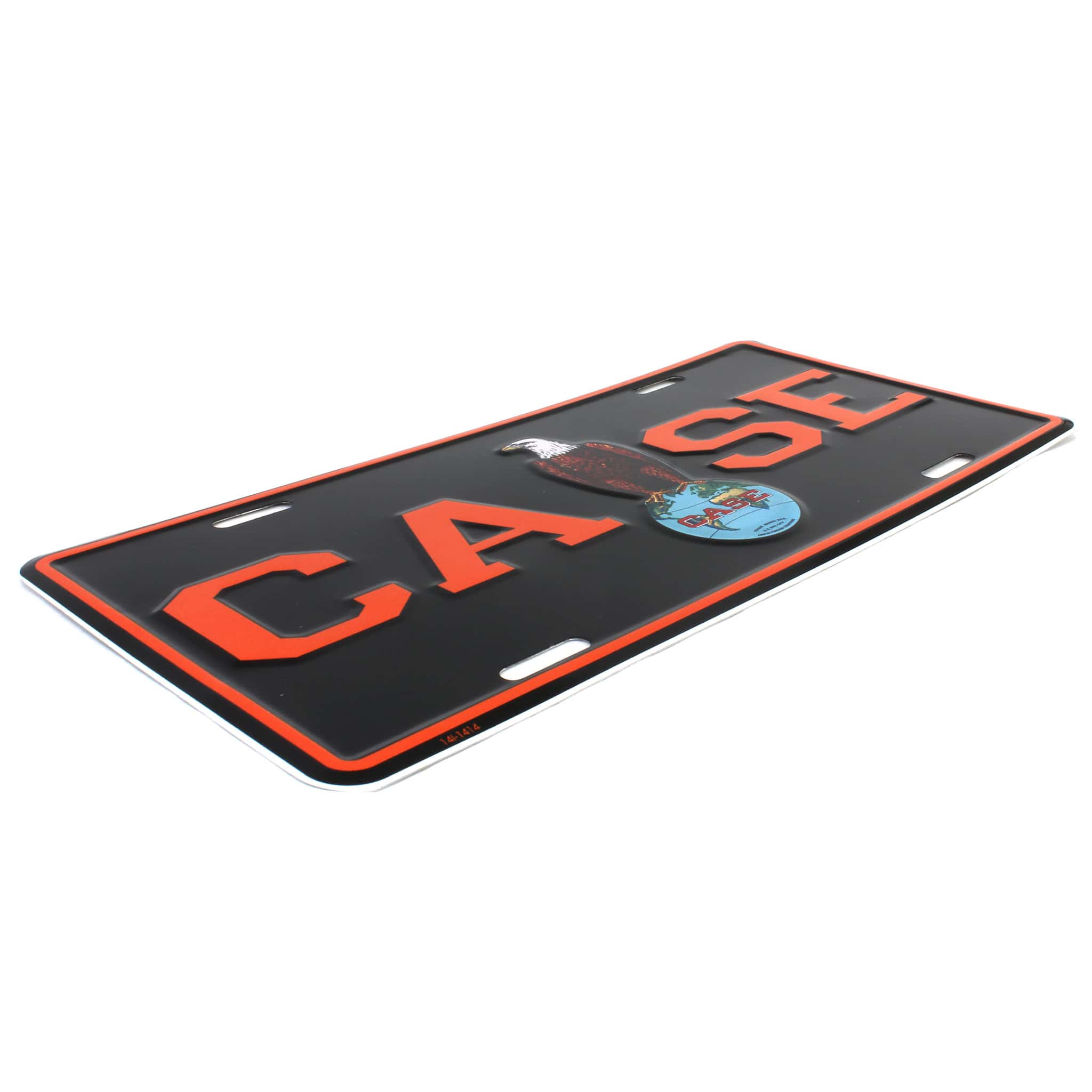 Case Old Abe Eagle Metal License Plate with Embossing - Image 3