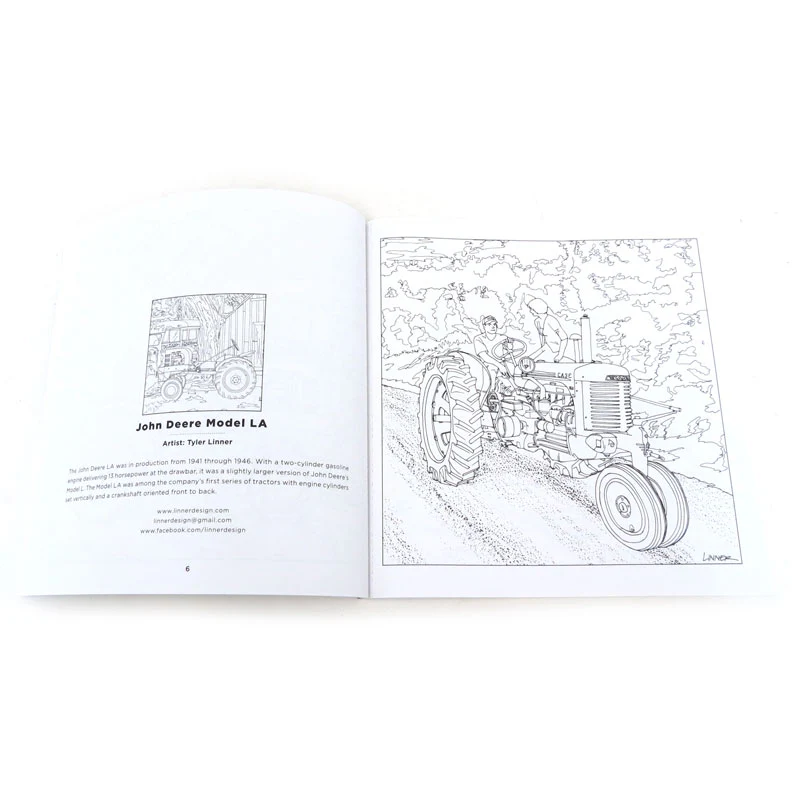 Art of the Tractor Coloring Book with 80 Pages - Image 4