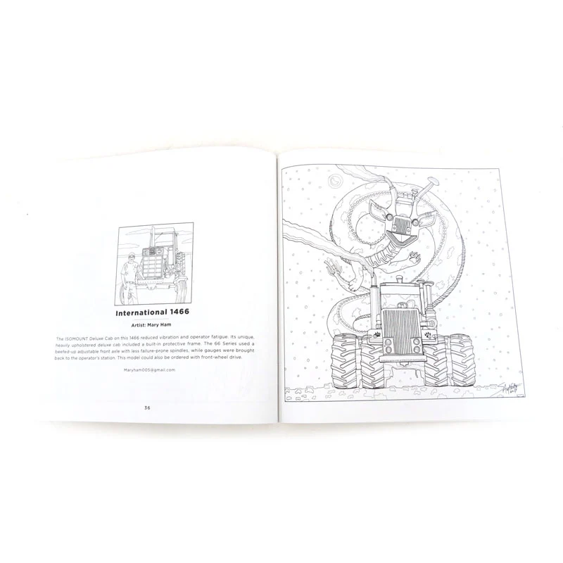 Art of the Tractor Coloring Book with 80 Pages - Image 5