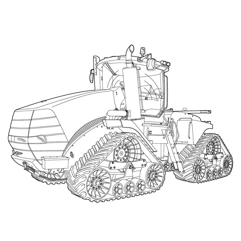 Art of the Tractor Coloring Book with 80 Pages - Image 6