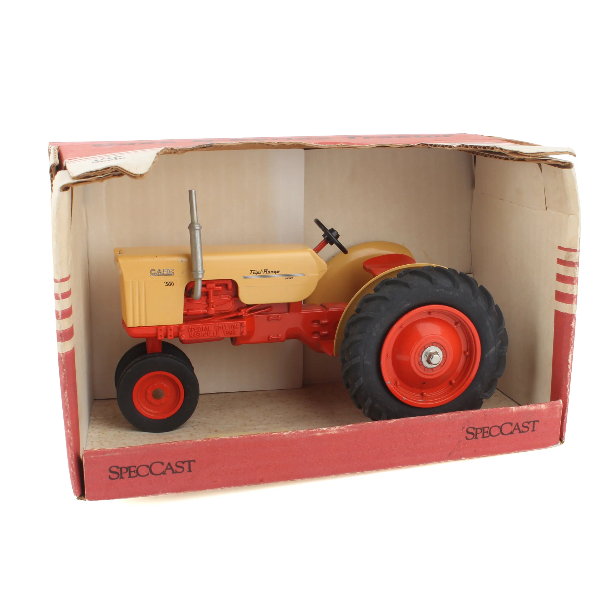 (B&D) 1/16 Case 300 Triple Range Narrow Front Tractor, 1998 Nashville Edition by SpecCast - Damaged Item - Image 2