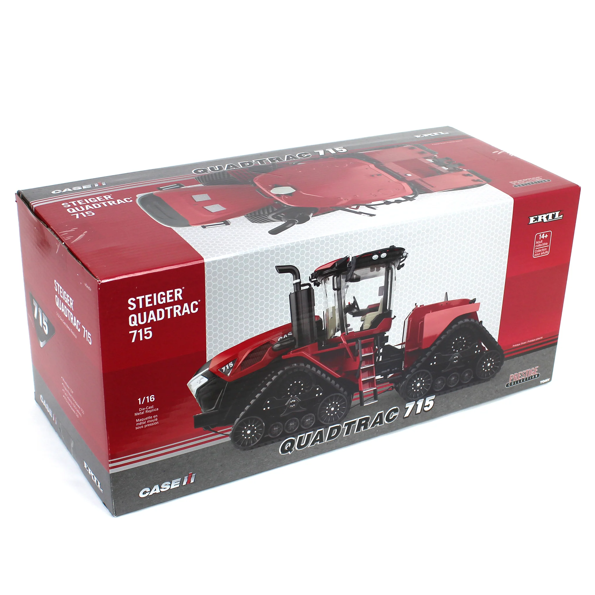 (B&D) 1/16 Case IH Steiger 715 Quadtrac Tractor, Intro Edition, ERTL Prestige Collection - Damaged Box - Image 8
