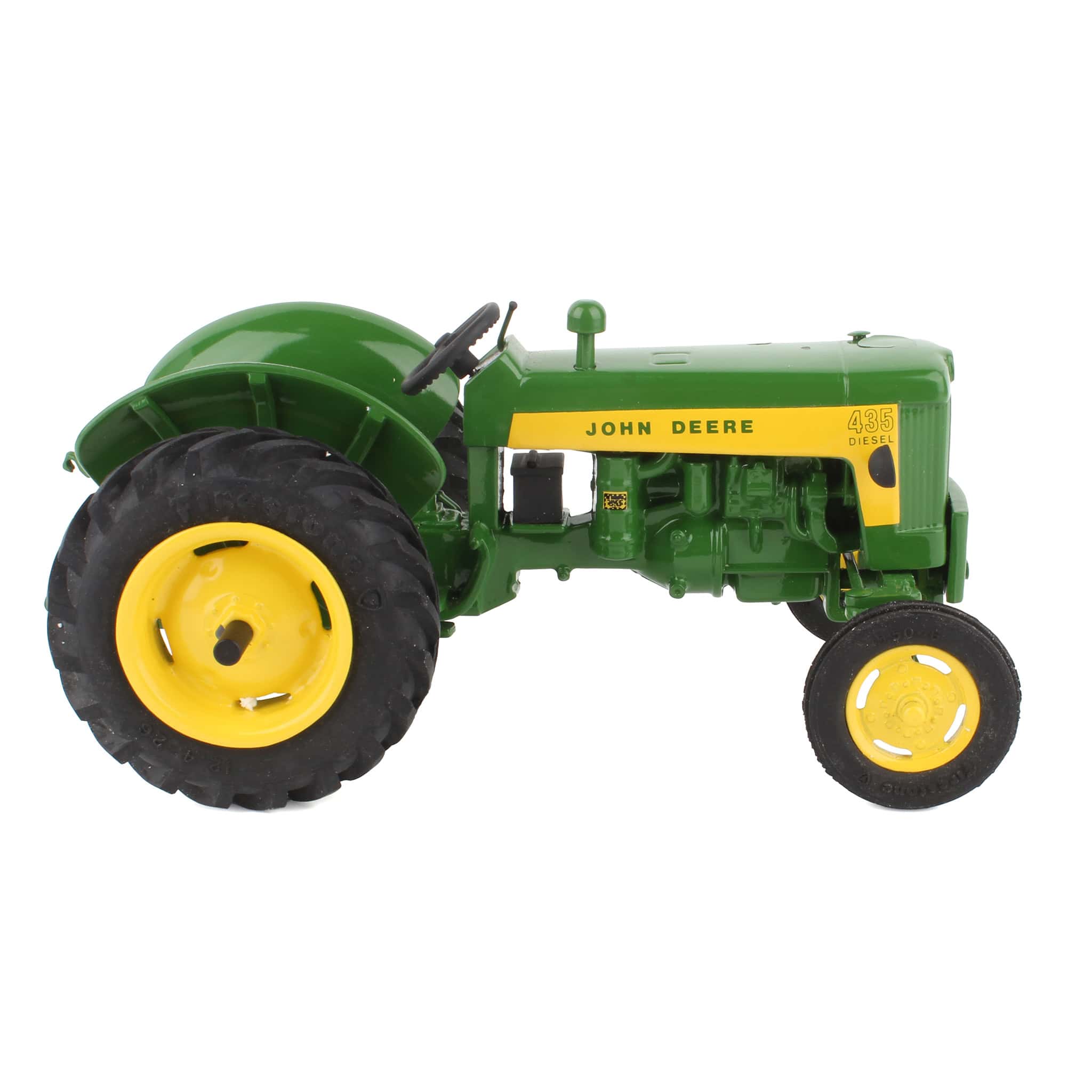 (B&D) 1/16 Custom John Deere 435 GM Diesel Tractor, Irwin Engle, 1989 Lebanon Valley Show - Damaged Item - Image 4
