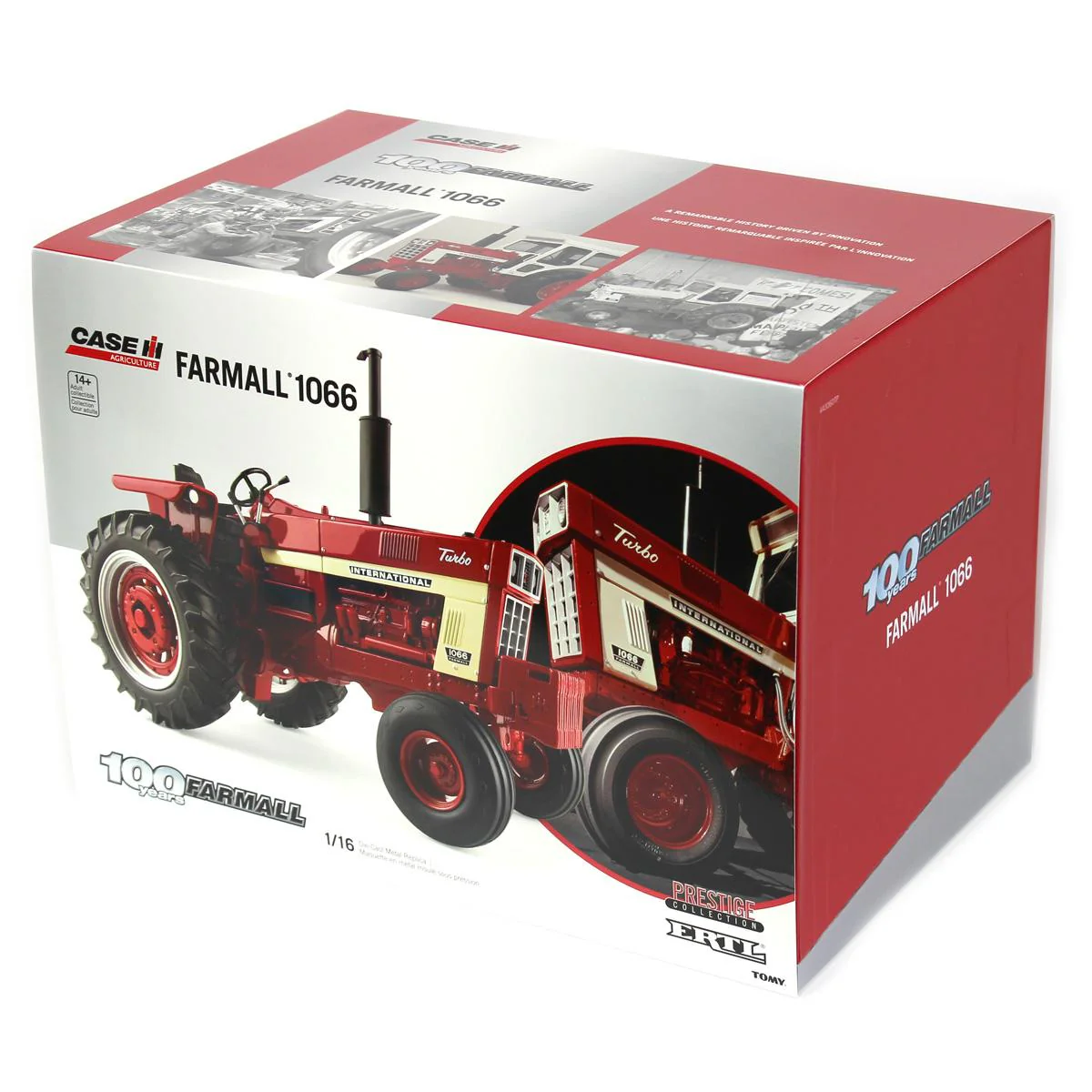 (B&D) 1/16 IH Farmall 1066 Tractor by ERTL, Farmall 100th Anniversary Limited Edition - Damaged Item - Image 9