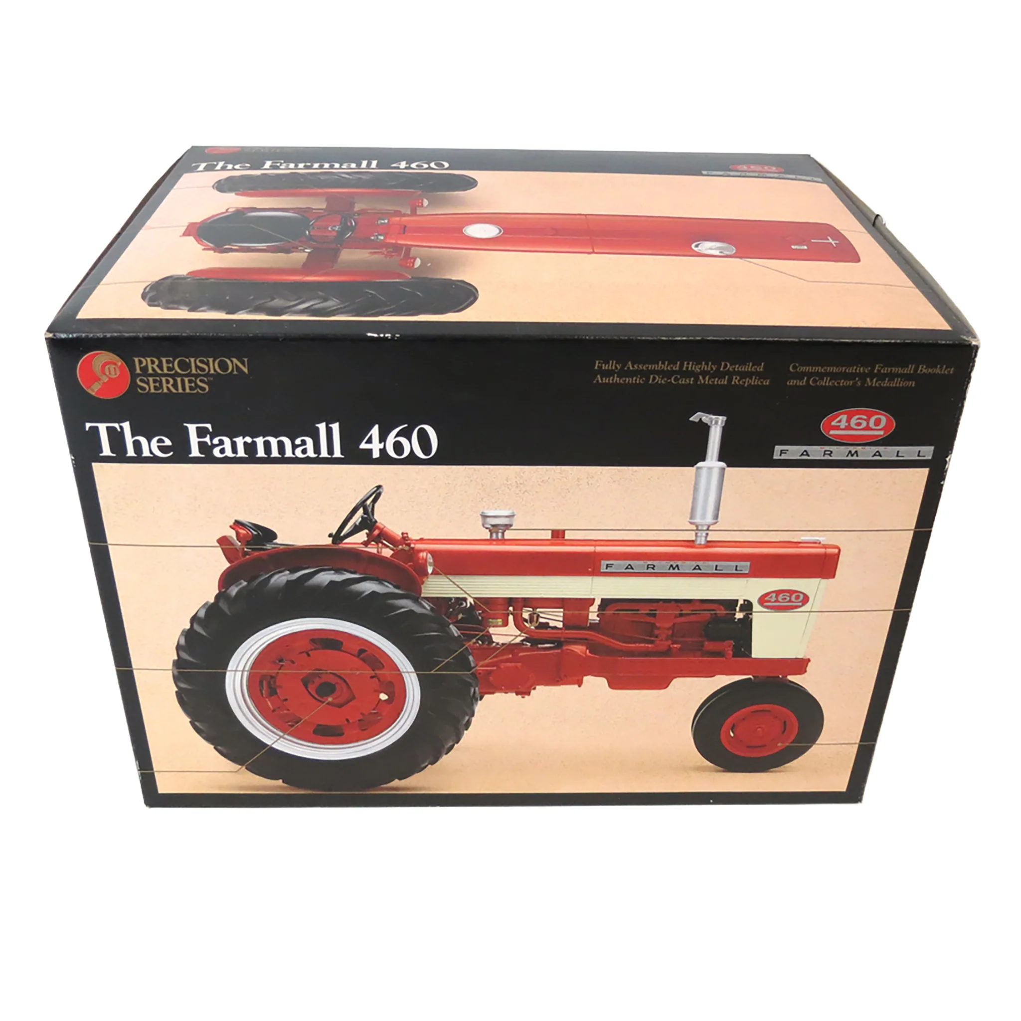 (B&D) 1/16 International Harvester Farmall 460 Gas Engine with Narrow Front, Percision #11 by ERTL - Damaged Box