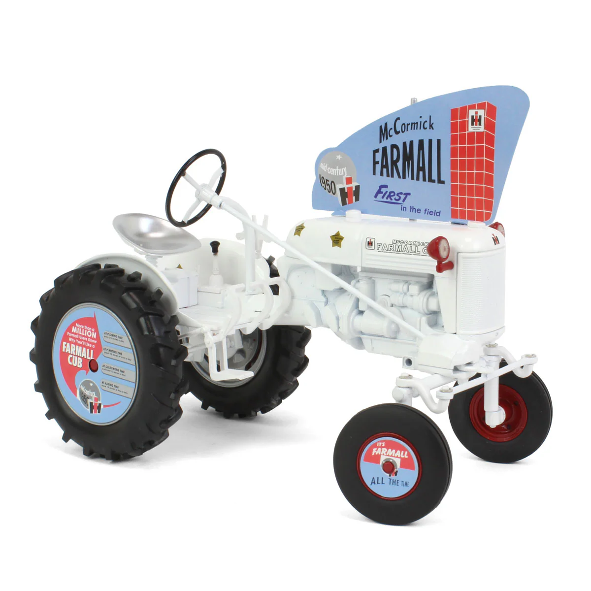 (B&D) 1/16 IH Farmall Cub White Demonstrator Tractor by SpecCast - Damaged Item - Image 2