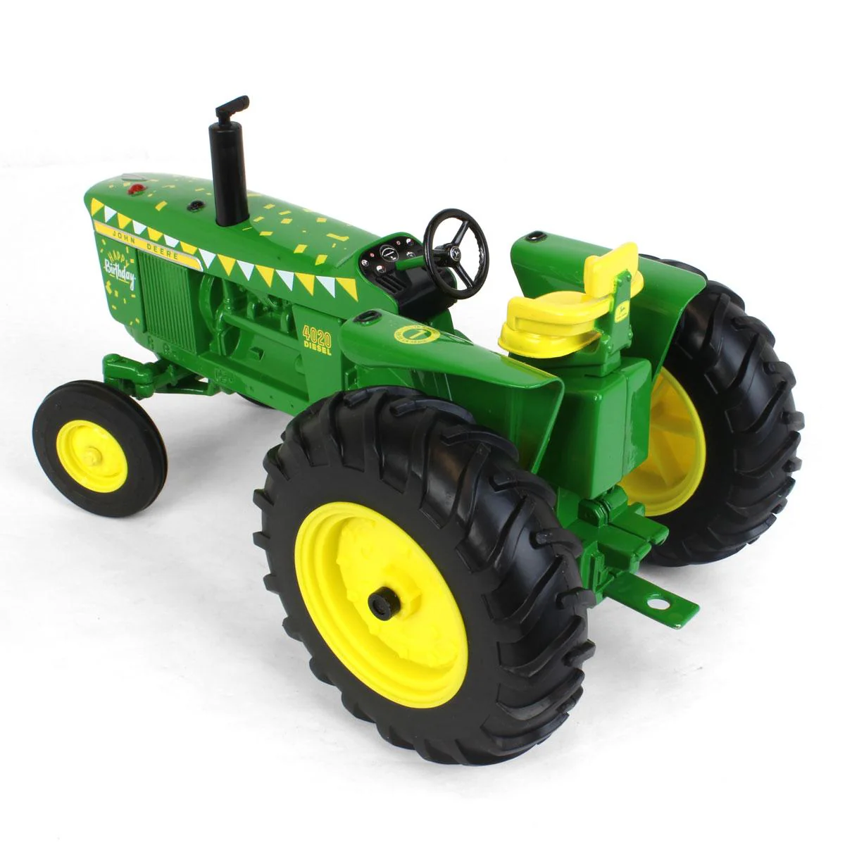 (B&D) 1/16 John Deere 4020 "Happy Birthday" Tractor with Wide Front by ERTL - Damaged Box - Image 4