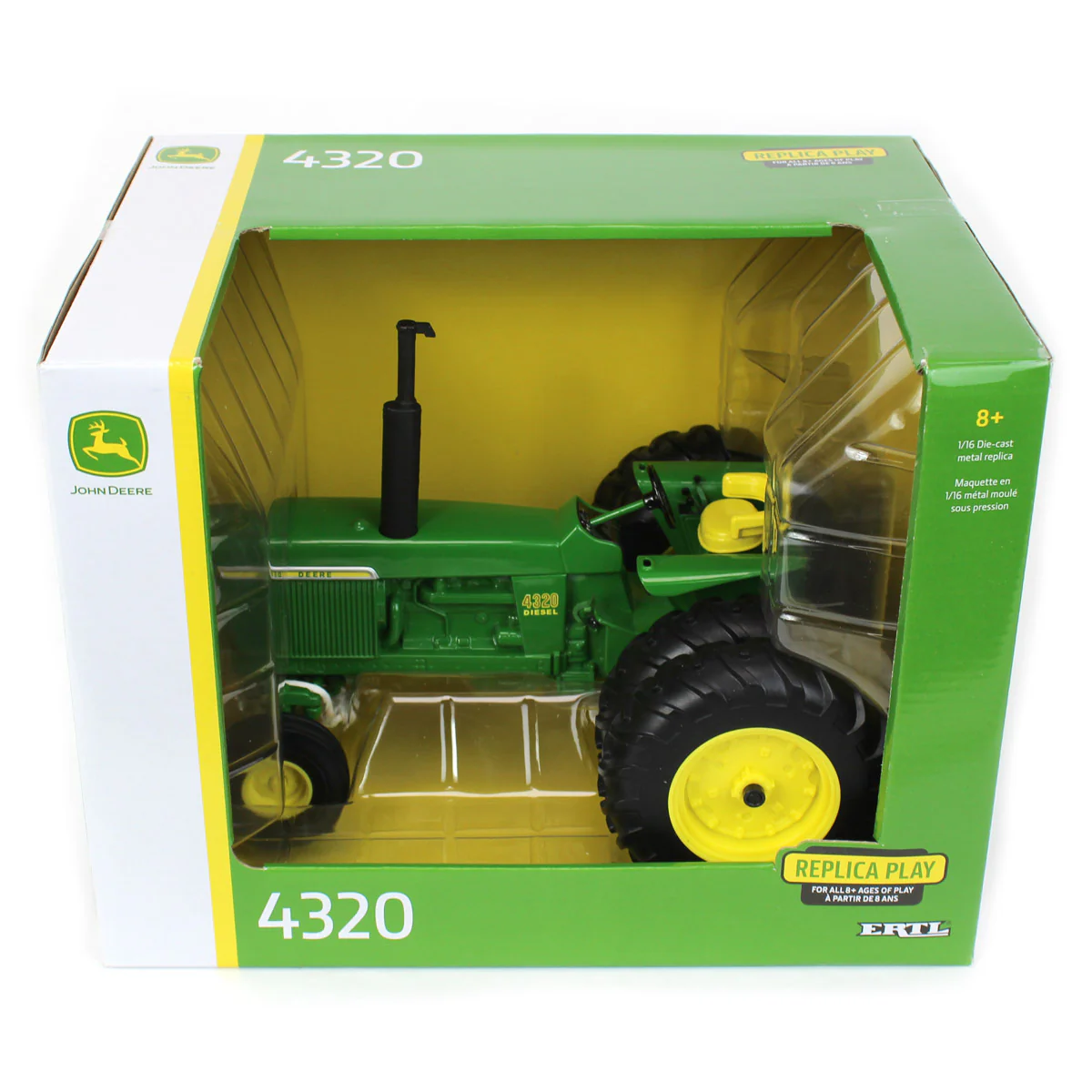 (B&D) 1/16 John Deere 4320 Wide Front Tractor with Rear Duals & Rear Fenders - Damaged Item - Image 5