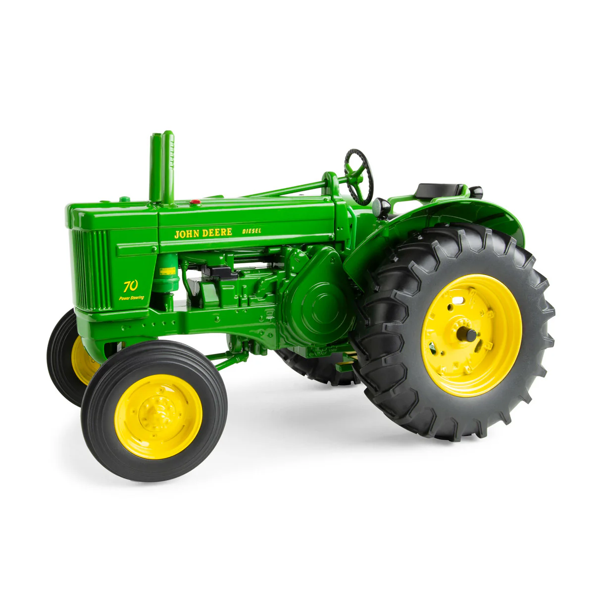 (B&D) 1/16 John Deere 70 Tractor with Wide Front by ERTL, 70th Anniversary Collector Edition - Damaged Box