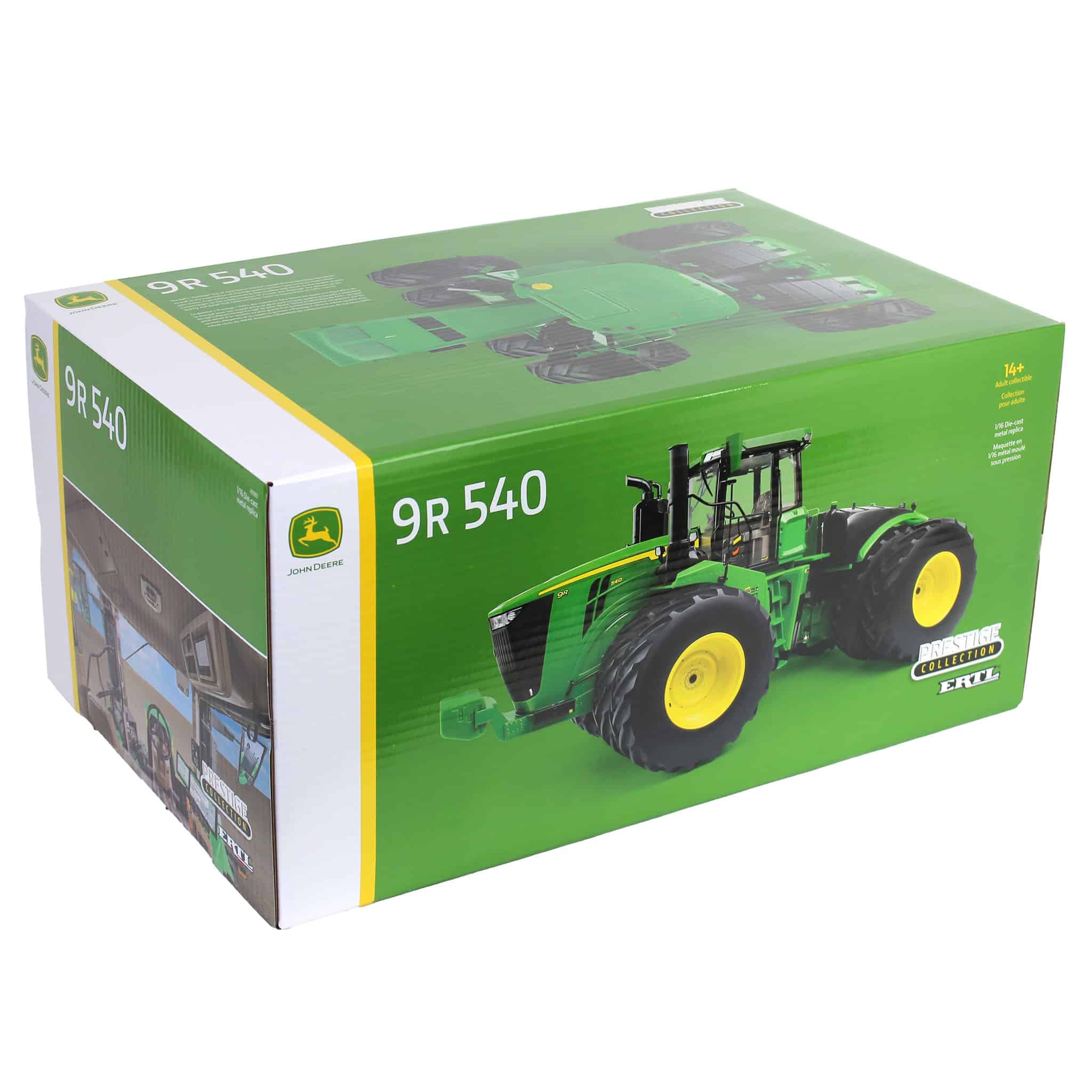 (B&D) 1/16 John Deere 9R 540 Tractor, ERTL Prestige Collection - Damaged Box - Image 7