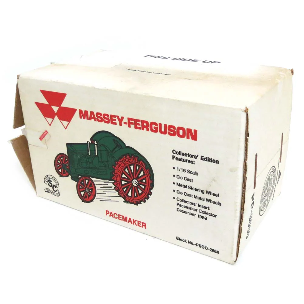 (B&D) 1/16 Massey Ferguson Green Pacemaker Tractor with Steel Wheels, December 1989 Pacemaker Collector Edition - Damaged Item - Image 2