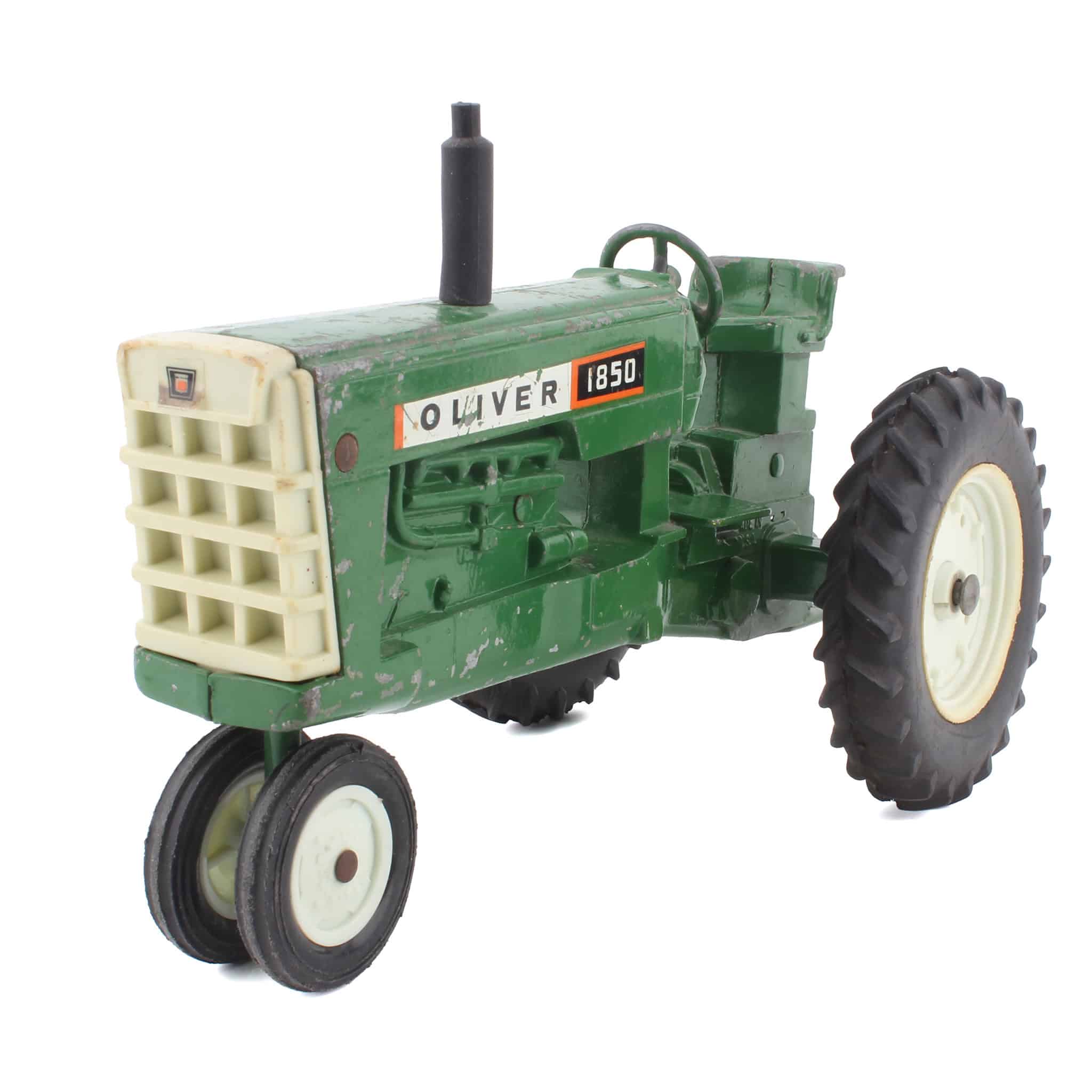 (B&D) 1/16 Oliver 1850 Tractor with Narrow Front, Made by ERTL in the 1960s - Loose, Damaged Item - Image 4