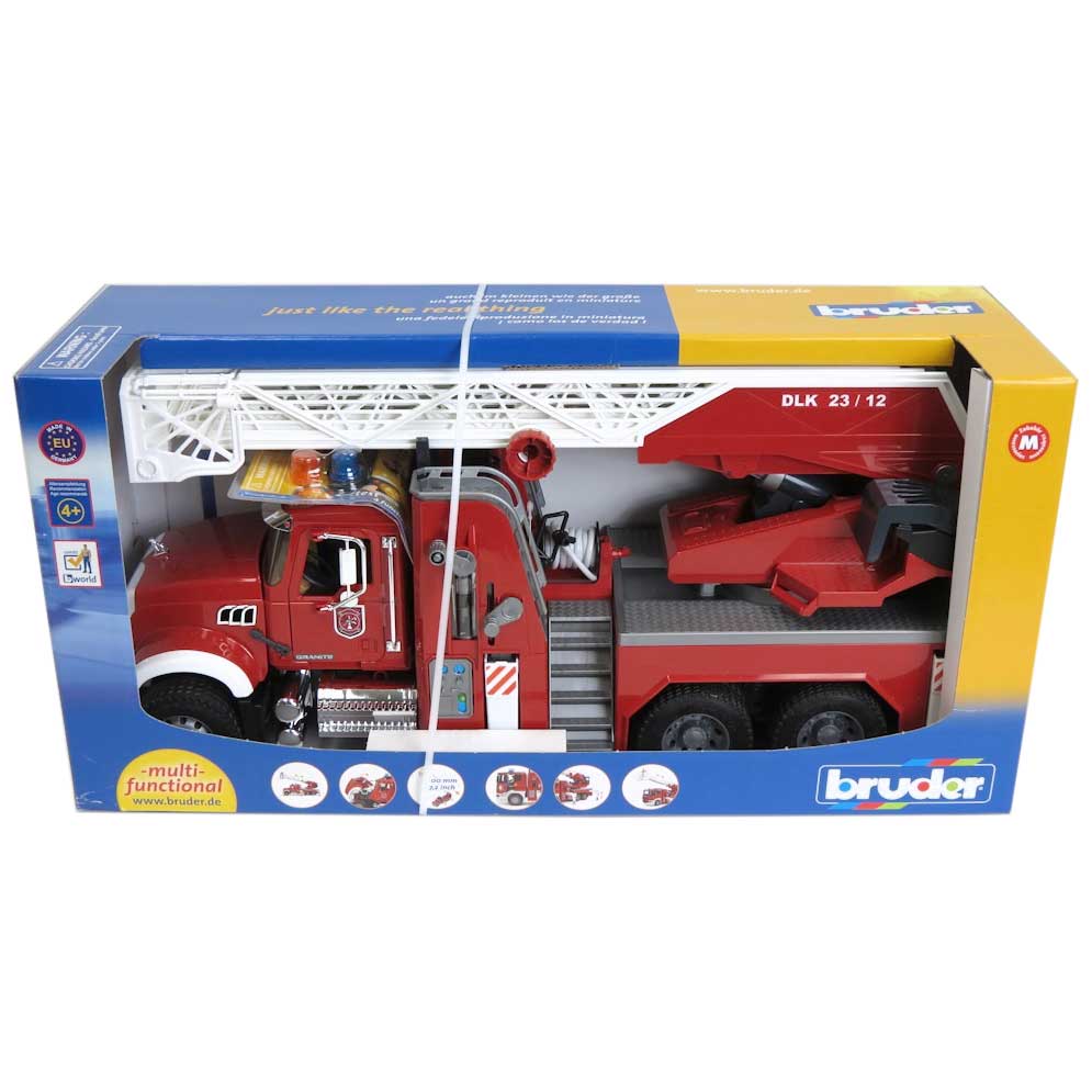 (B&D) 1/16 Mack Granite Fire Engine with Extendable Ladder - Damaged Item - Image 6