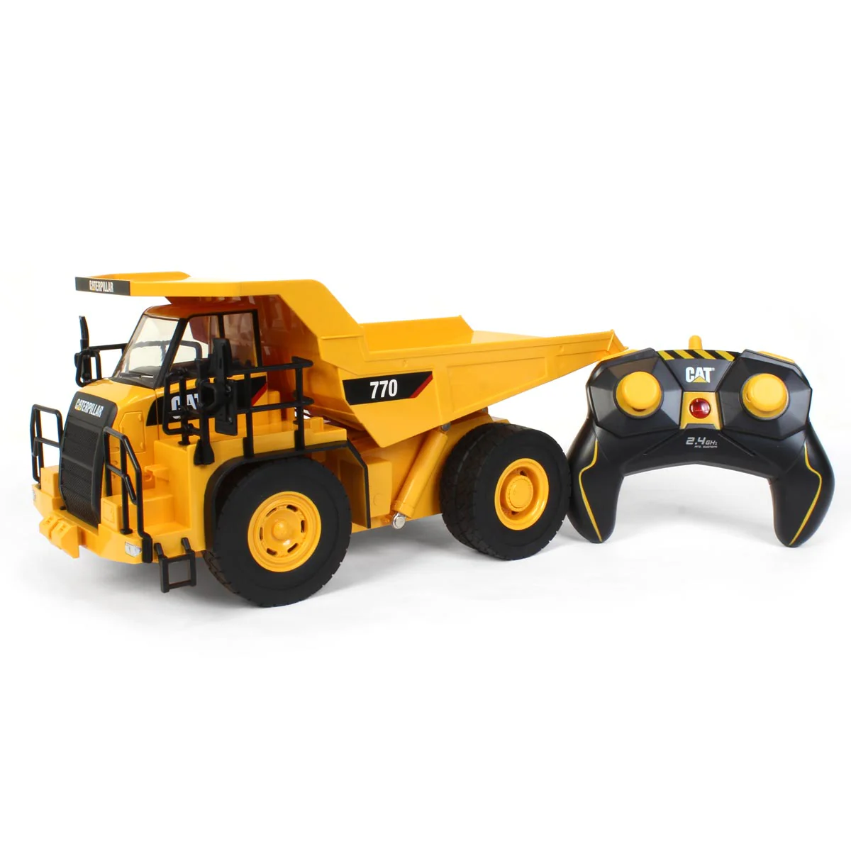 (B&D) 1/24 Radio Control Caterpillar 770 Mining Truck, Made of Durable Plastic - Damaged Item