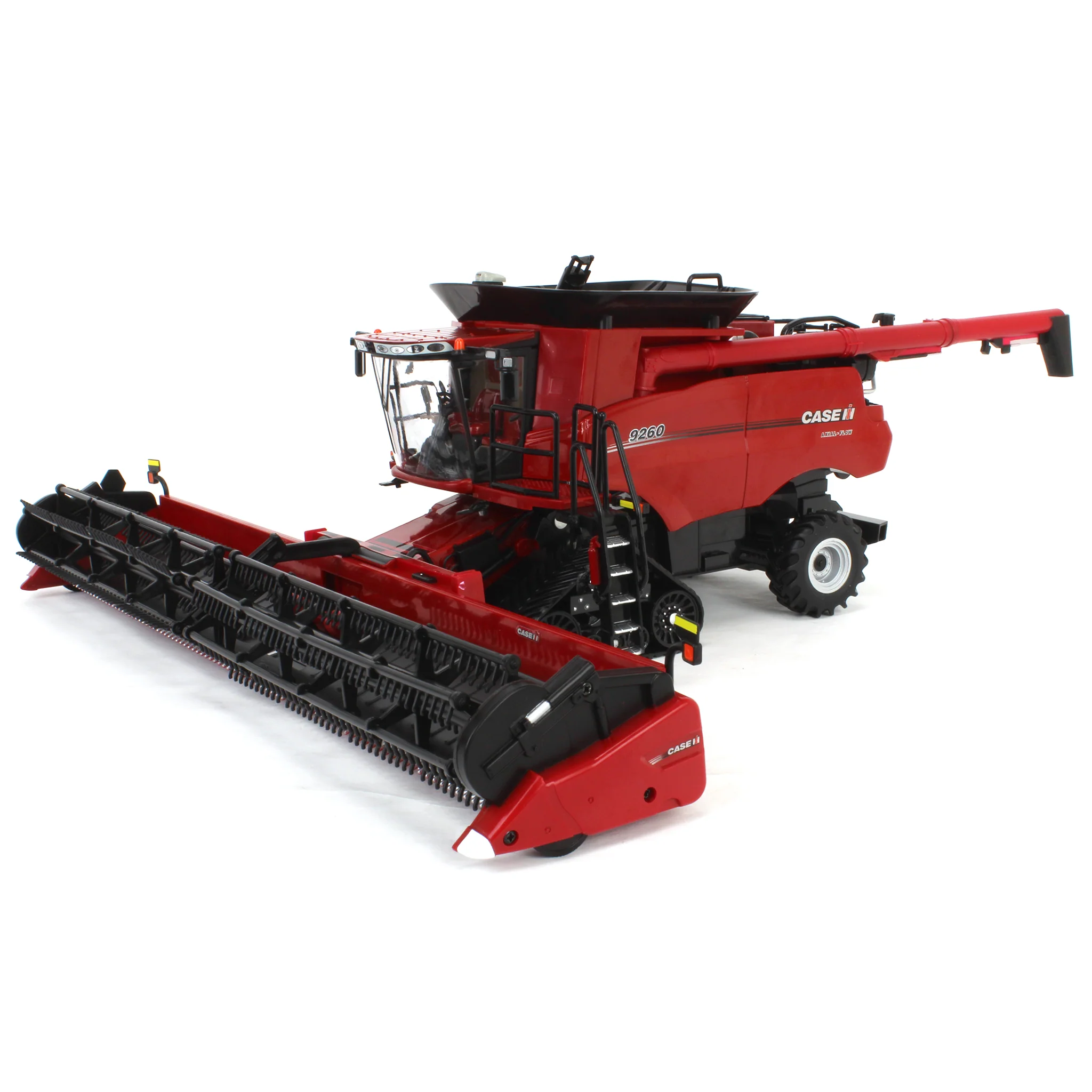 1/32 Case IH Axial-Flow 9260 Tracked Combine with Corn & Grain Heads, ERTL Prestige Collection - Image 2