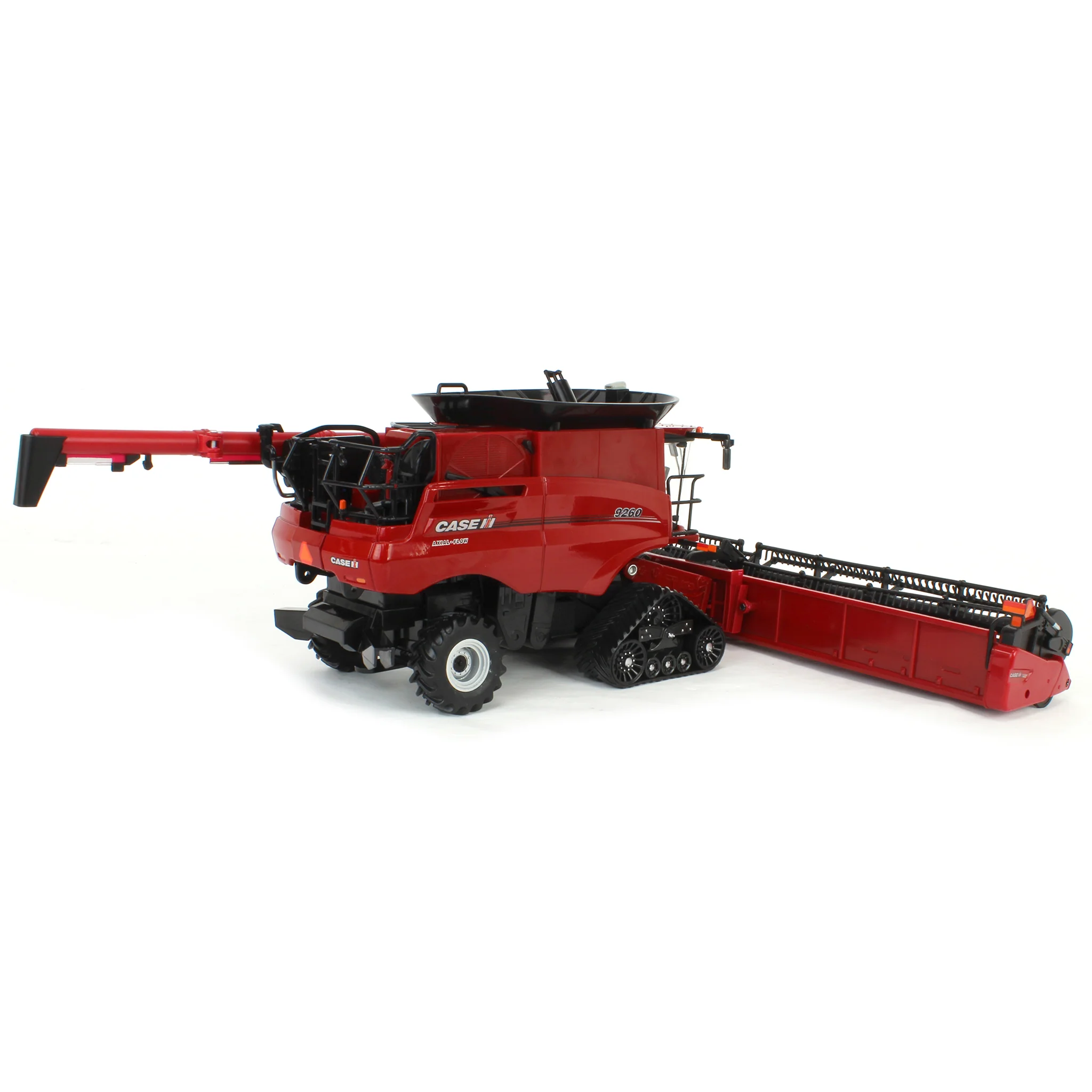 1/32 Case IH Axial-Flow 9260 Tracked Combine with Corn & Grain Heads, ERTL Prestige Collection - Image 4
