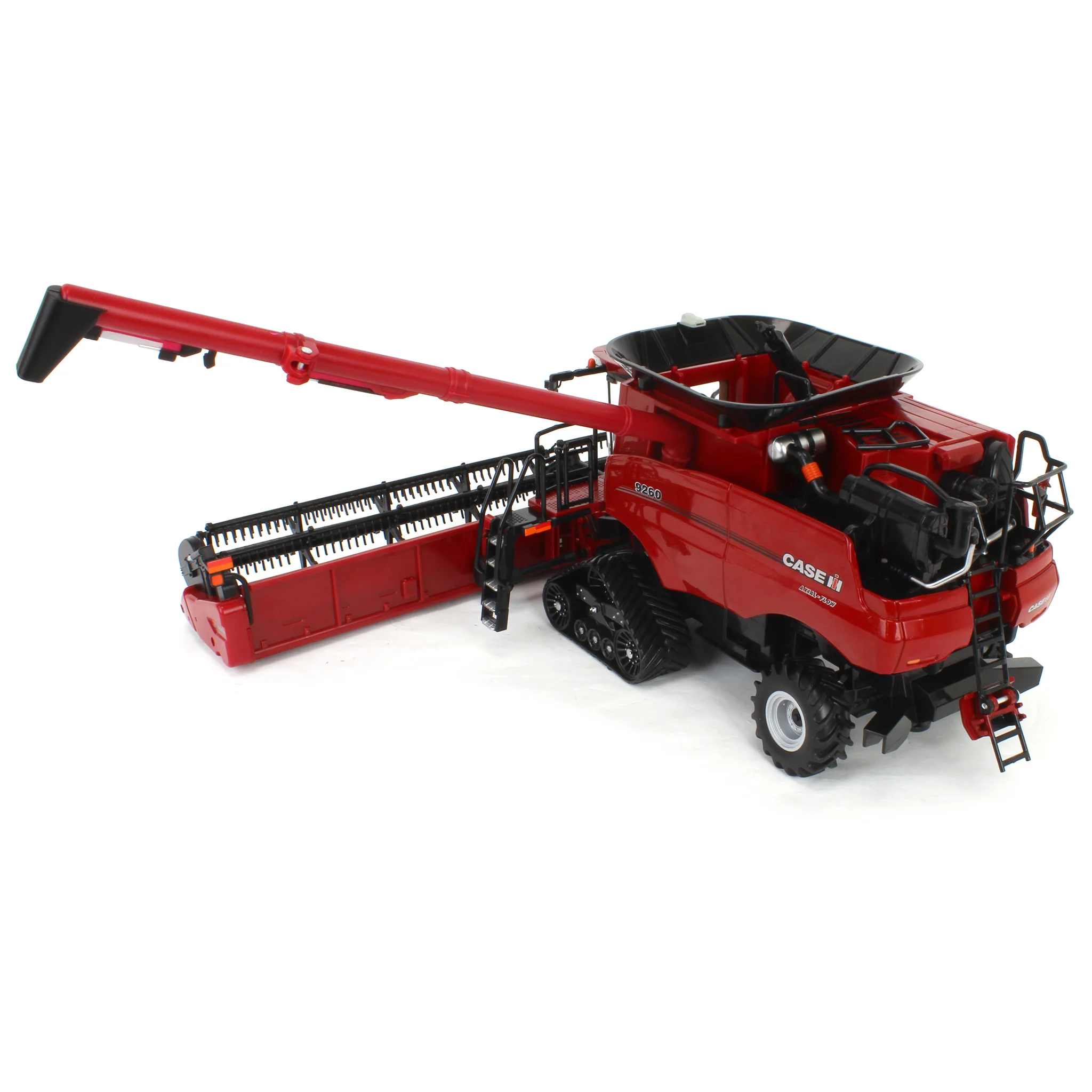 1/32 Case IH Axial-Flow 9260 Tracked Combine with Corn & Grain Heads, ERTL Prestige Collection - Image 5