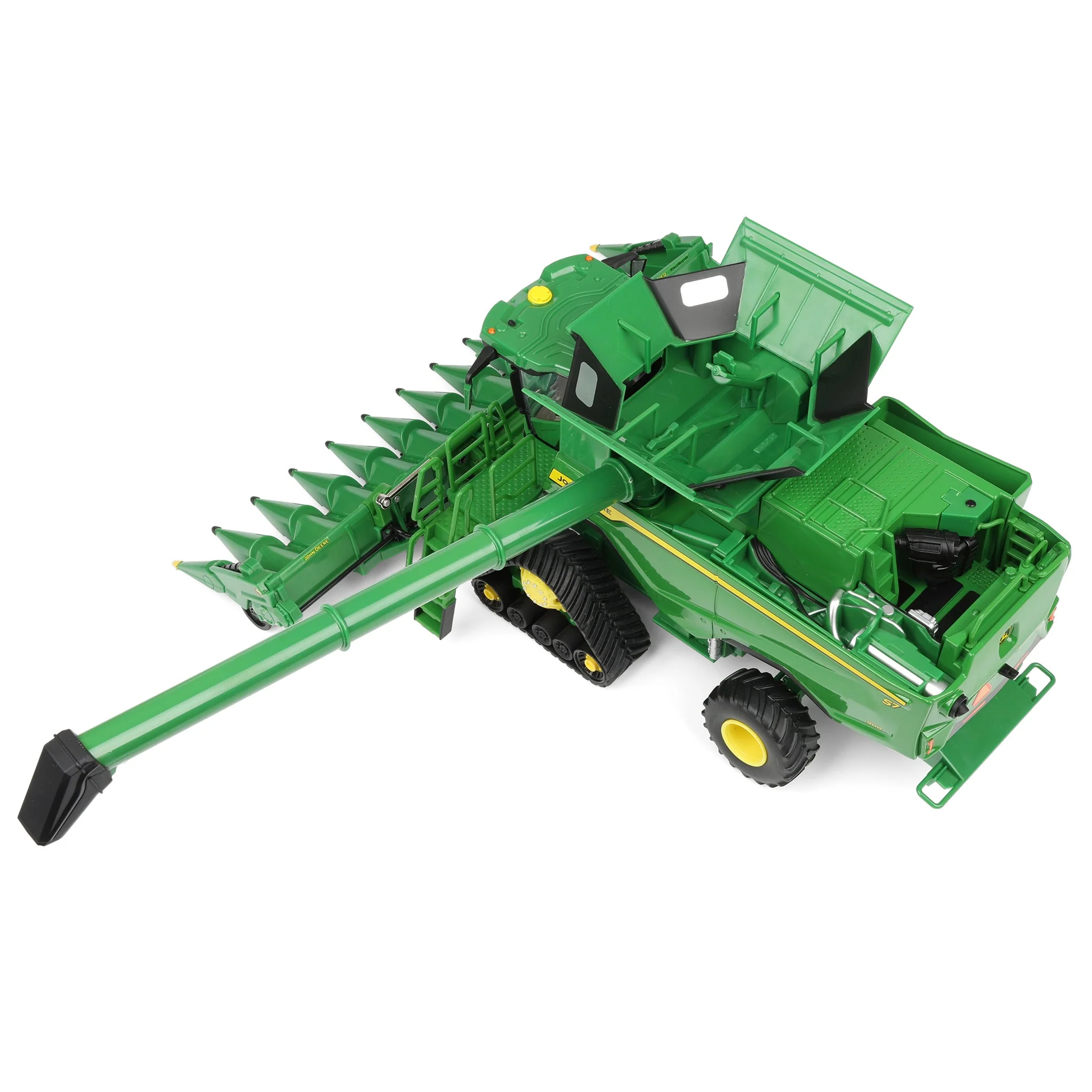 1/32 John Deere S7 900 Tracked Combine with Corn & Grain Heads, ERTL Prestige - Image 10