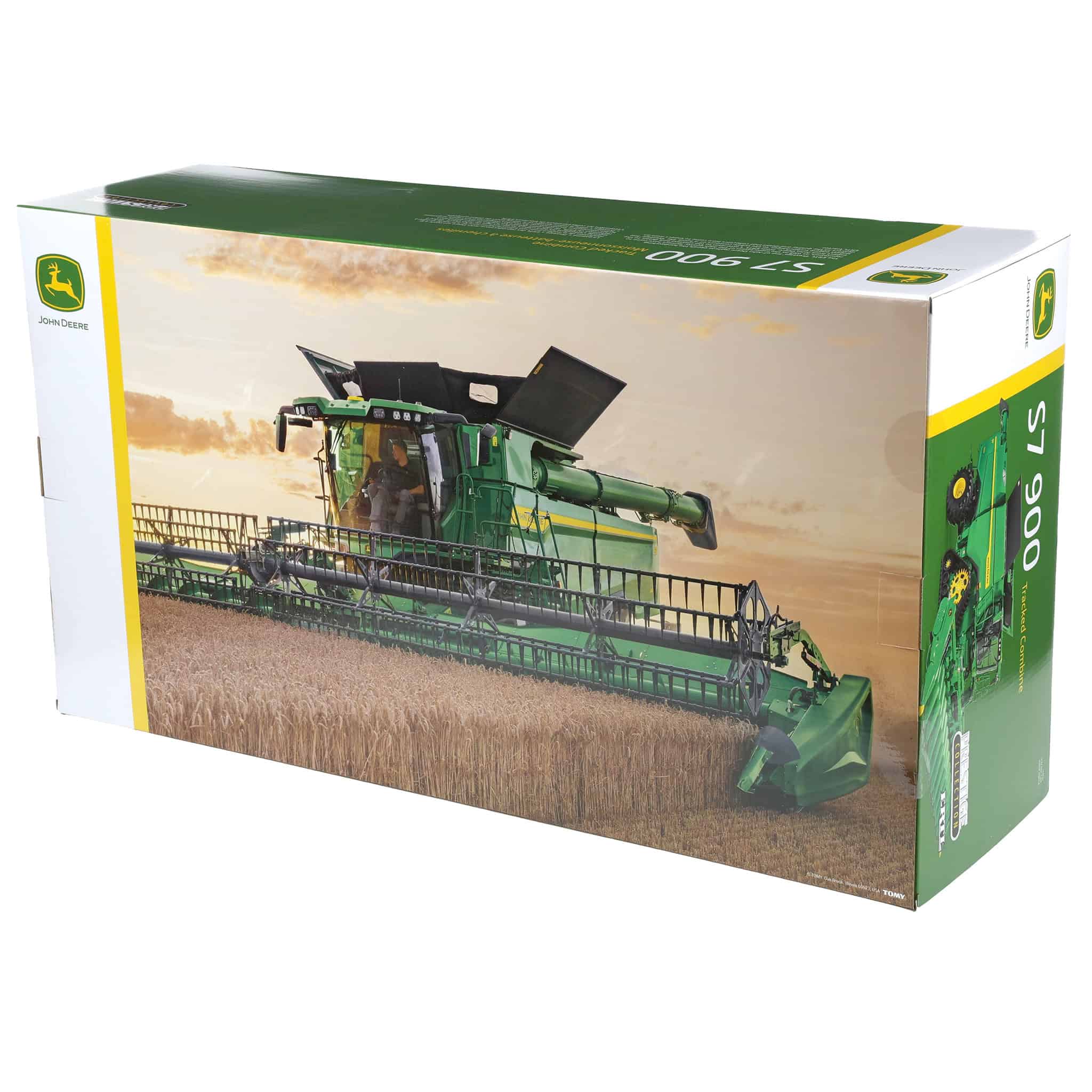 1/32 John Deere S7 900 Tracked Combine with Corn & Grain Heads, ERTL Prestige - Image 13
