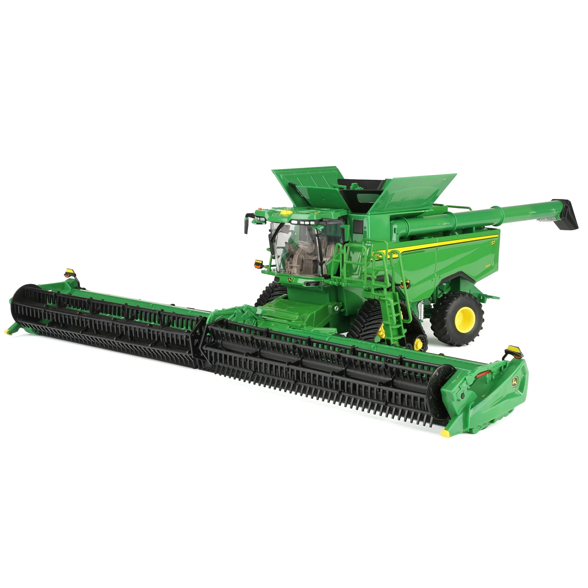1/32 John Deere S7 900 Tracked Combine with Corn & Grain Heads, ERTL Prestige - Image 2