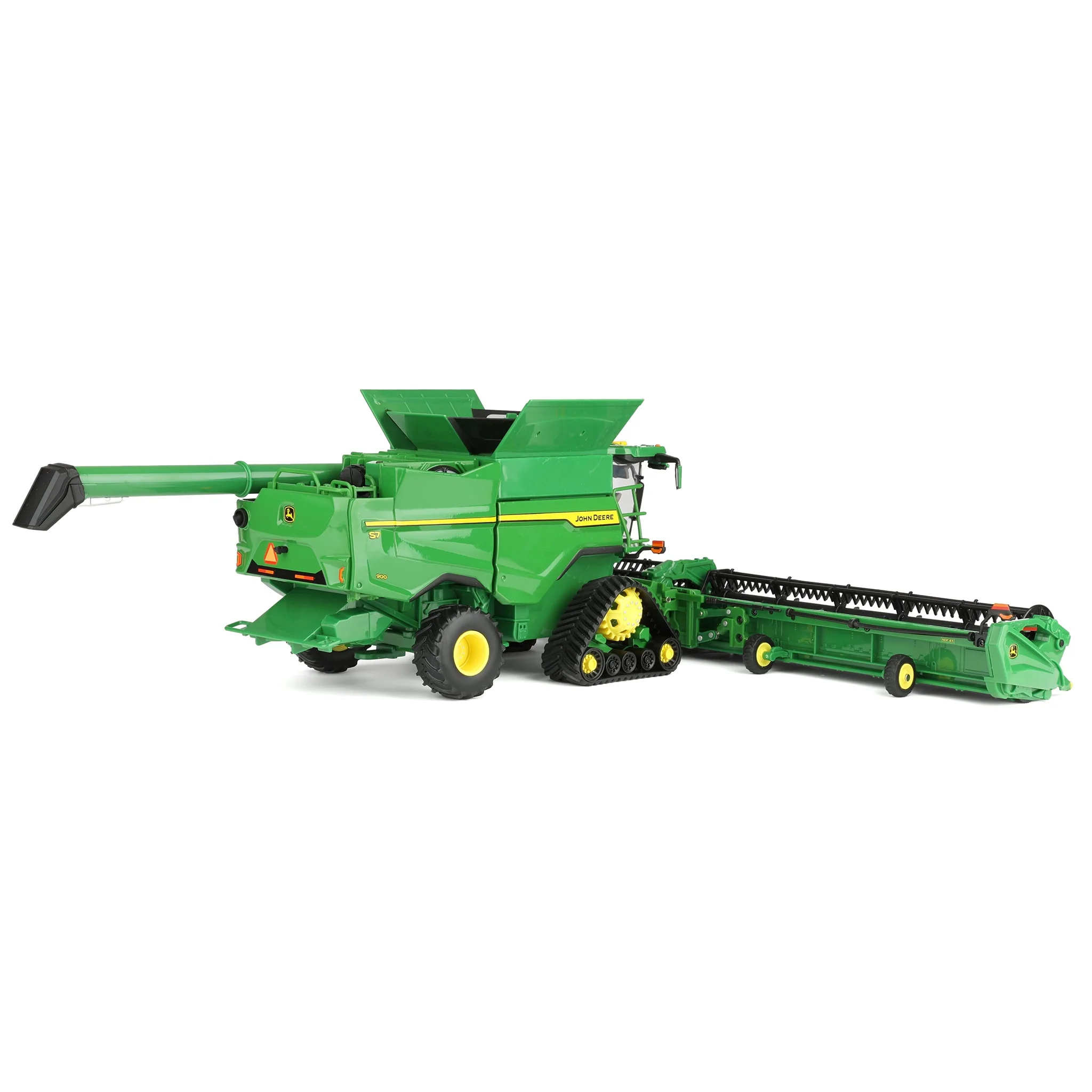 1/32 John Deere S7 900 Tracked Combine with Corn & Grain Heads, ERTL Prestige - Image 4