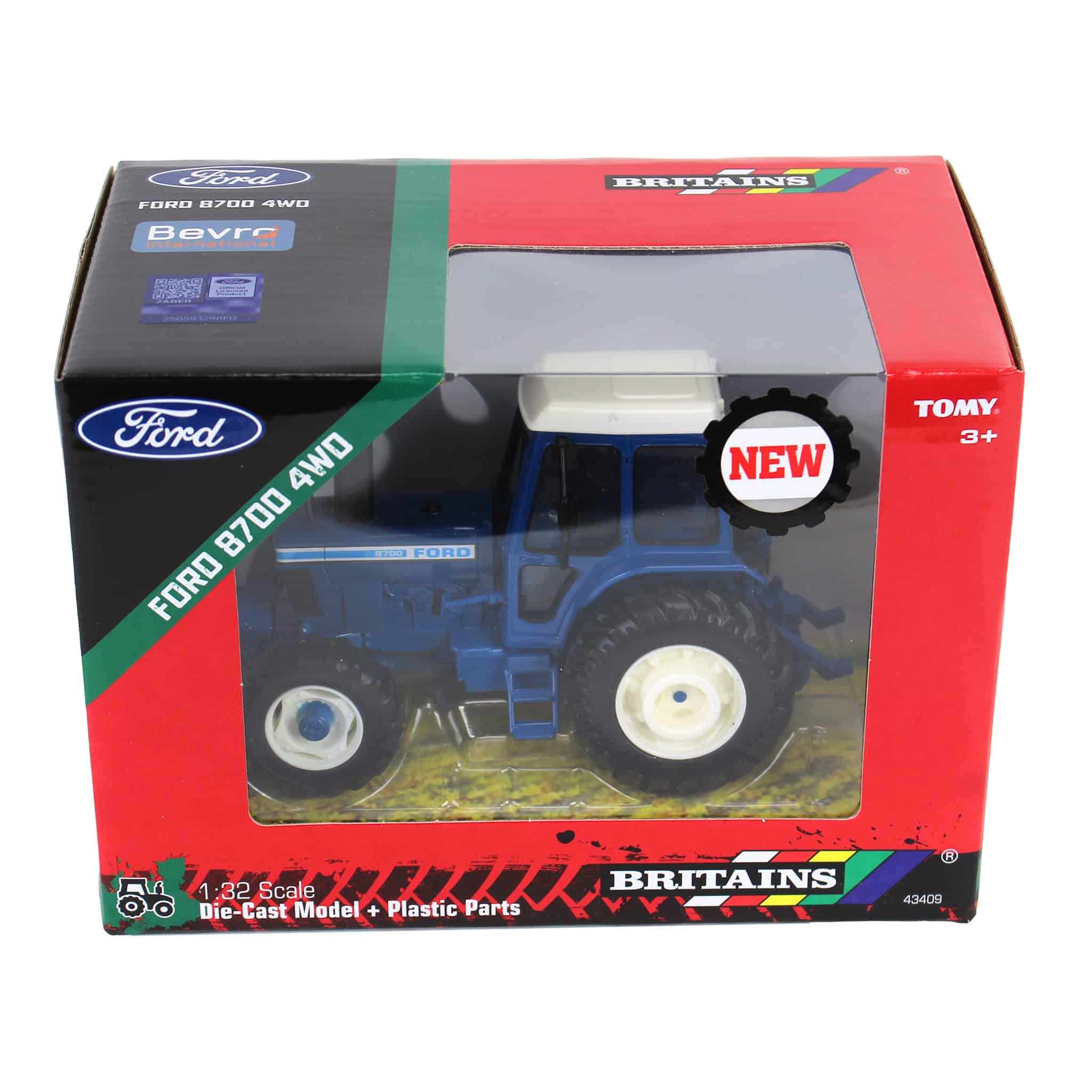 (B&D) 1/32 Limited Edition Ford 8700 4WD Tractor with Cab by Britains- Damaged Box - Image 5