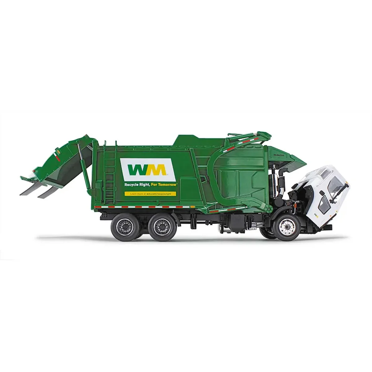 (B&D) 1/34 Mack LR with McNeilus Meridian Front Loader & Dumpster, Waste Management - Damaged Item - Image 5