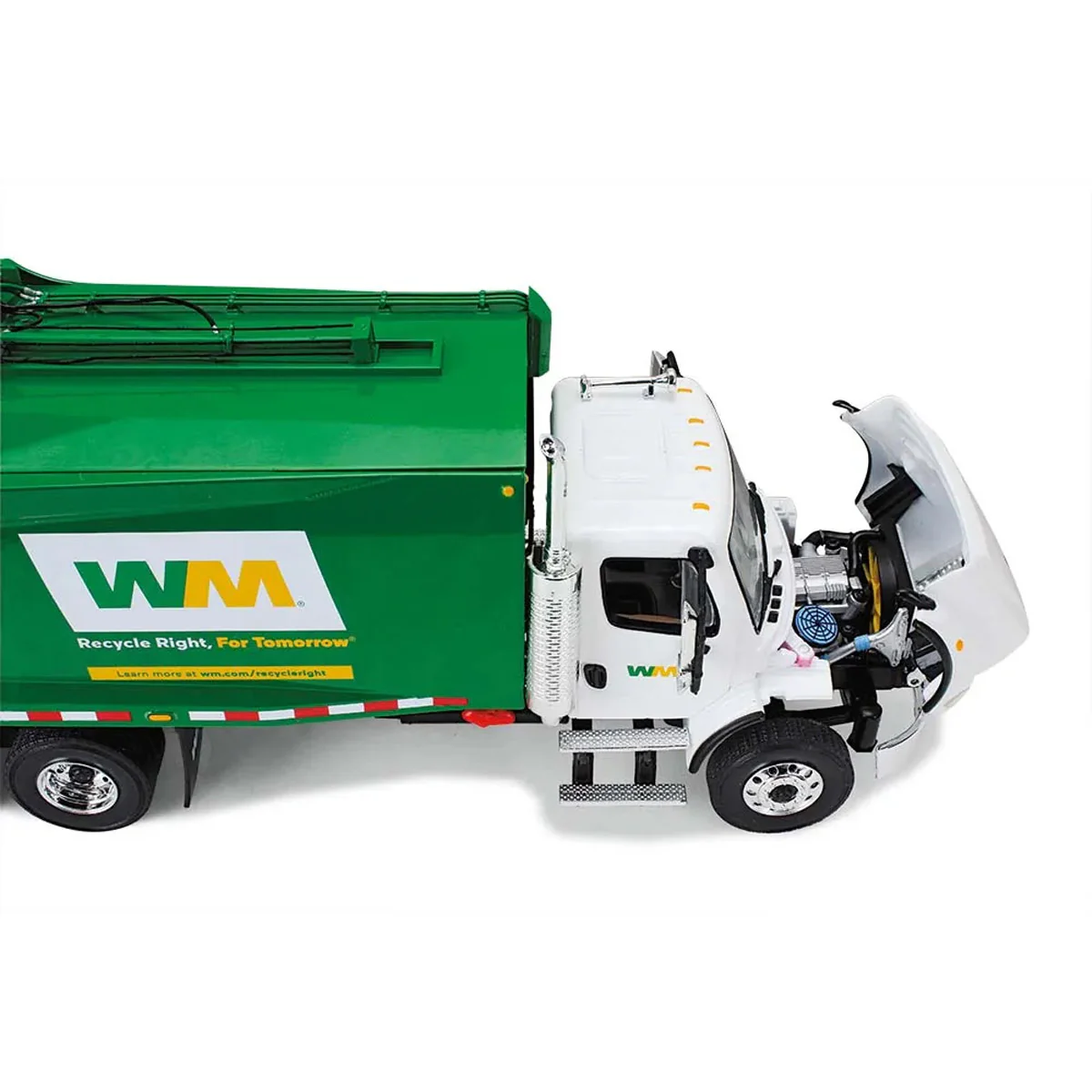 (B&D) 1/34 Waste Management Freightliner M2 Rear Load Trash Truck - Damaged Item - Image 2