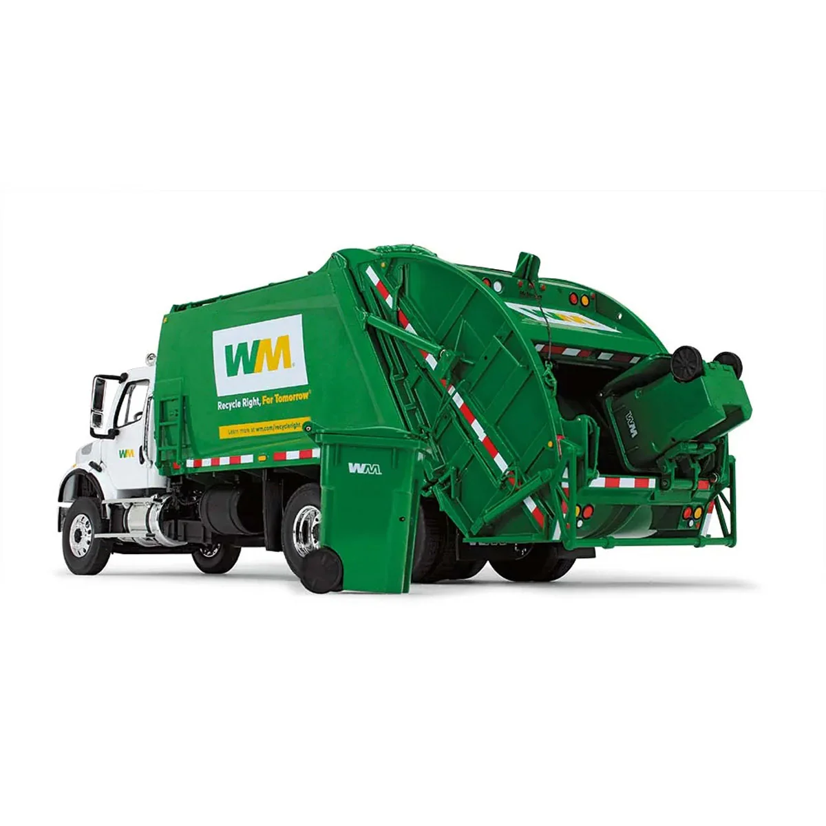(B&D) 1/34 Waste Management Freightliner M2 Rear Load Trash Truck - Damaged Item - Image 3