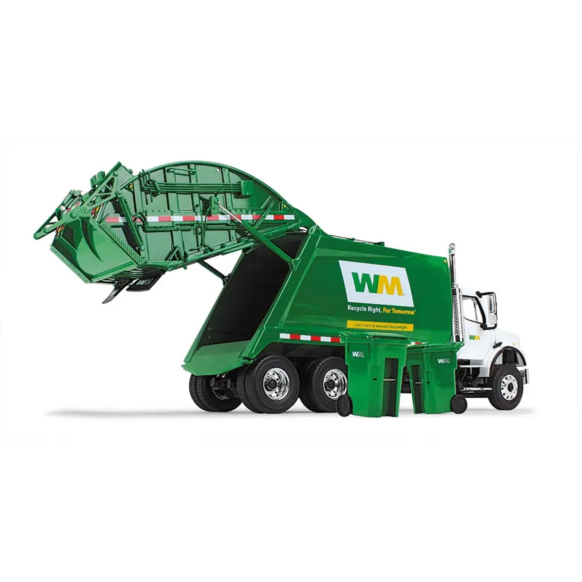 (B&D) 1/34 Waste Management Freightliner M2 Rear Load Trash Truck - Damaged Item - Image 4