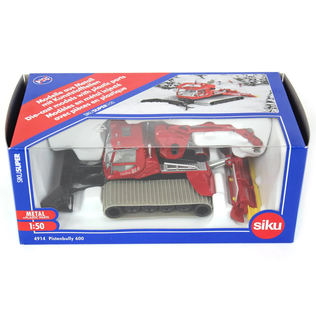 (B&D) 1/50 PistenBully 600 Snow Groomer - Damaged Box - Image 7