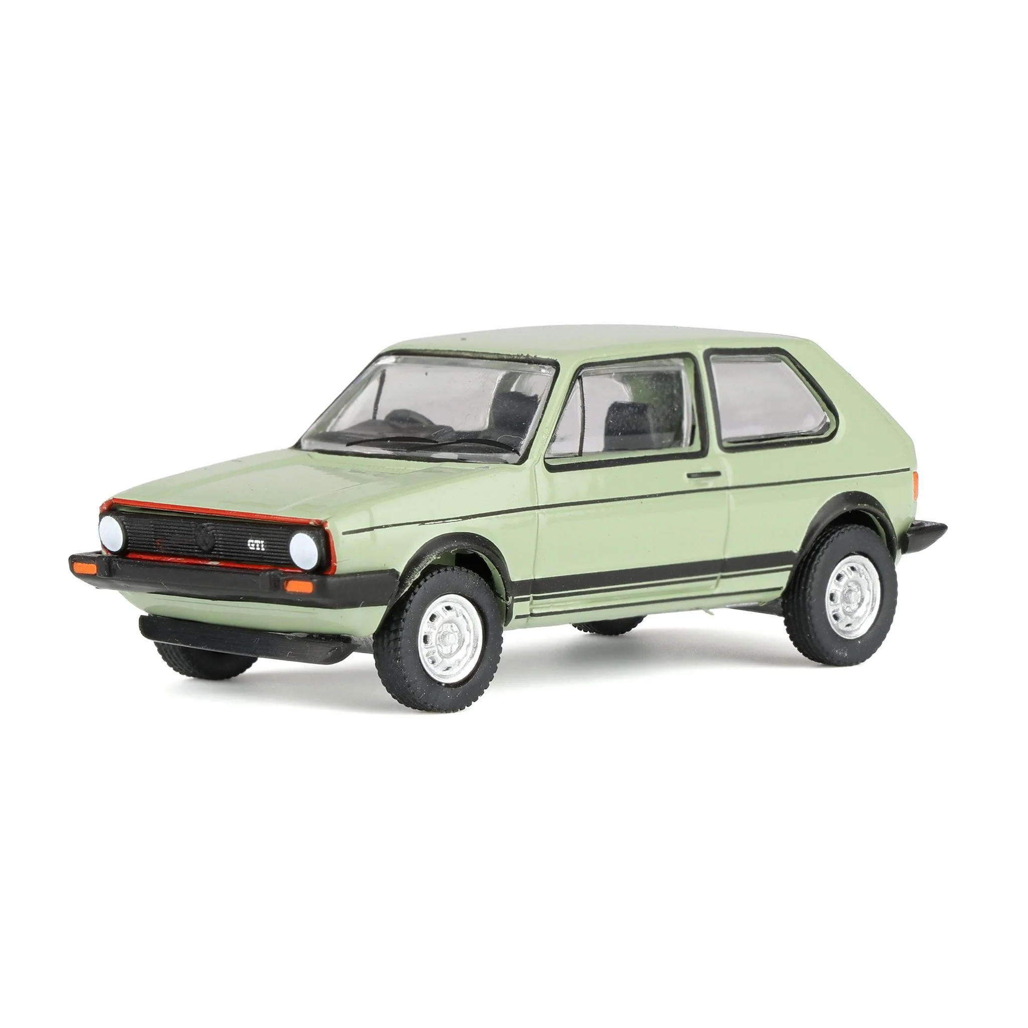 (B&D) 1/64 1979 Volkswagen Golf GTI, Inari Silver Metallic, Club Vee-Dub Series 16 - Damaged Box