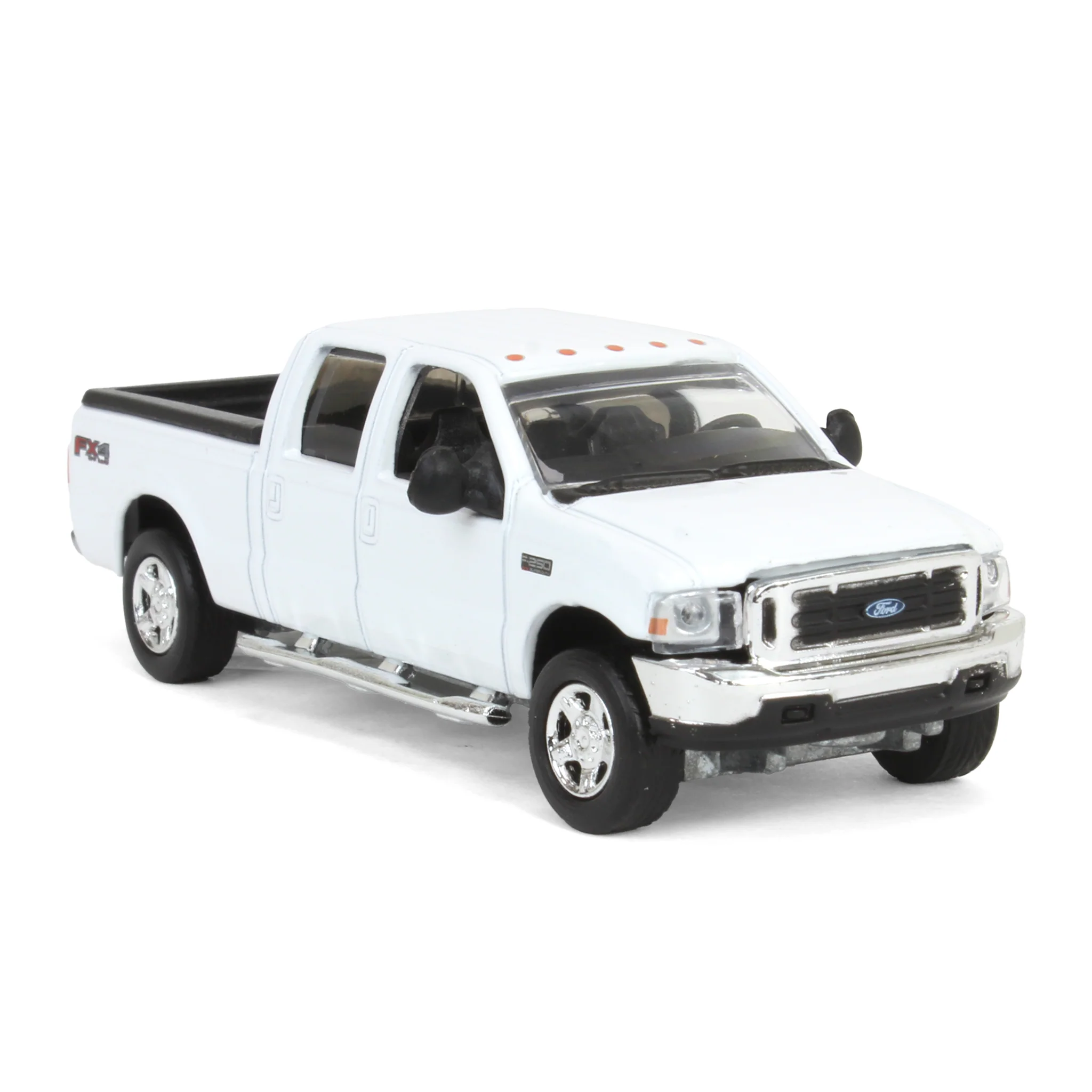 (B&D) 1/64 2004 Ford F-250 Super Duty Crew Cab Pickup Truck, Winter White, LP Diecast Garage Exclusive - Damaged Box - Image 2