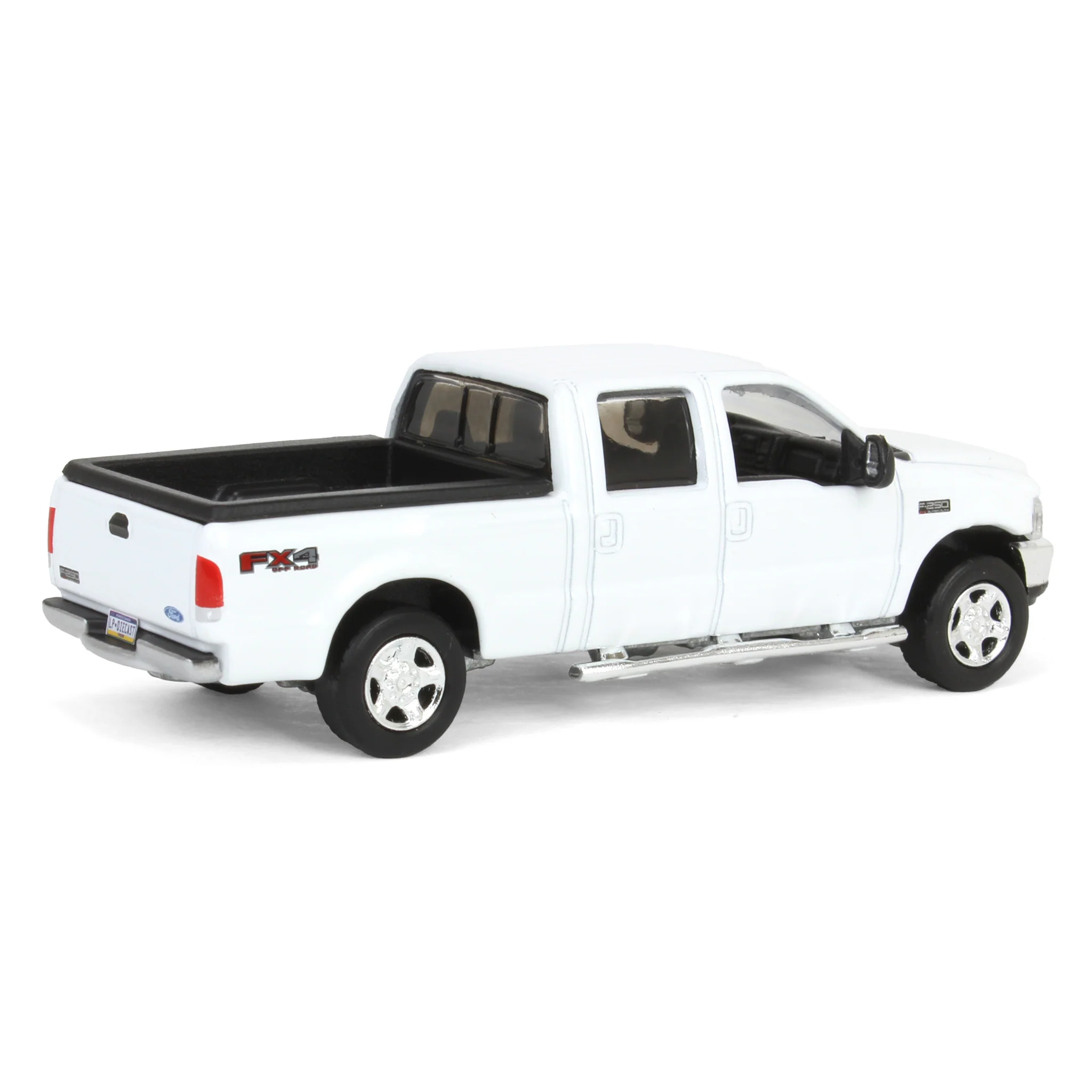 (B&D) 1/64 2004 Ford F-250 Super Duty Crew Cab Pickup Truck, Winter White, LP Diecast Garage Exclusive - Damaged Box - Image 3
