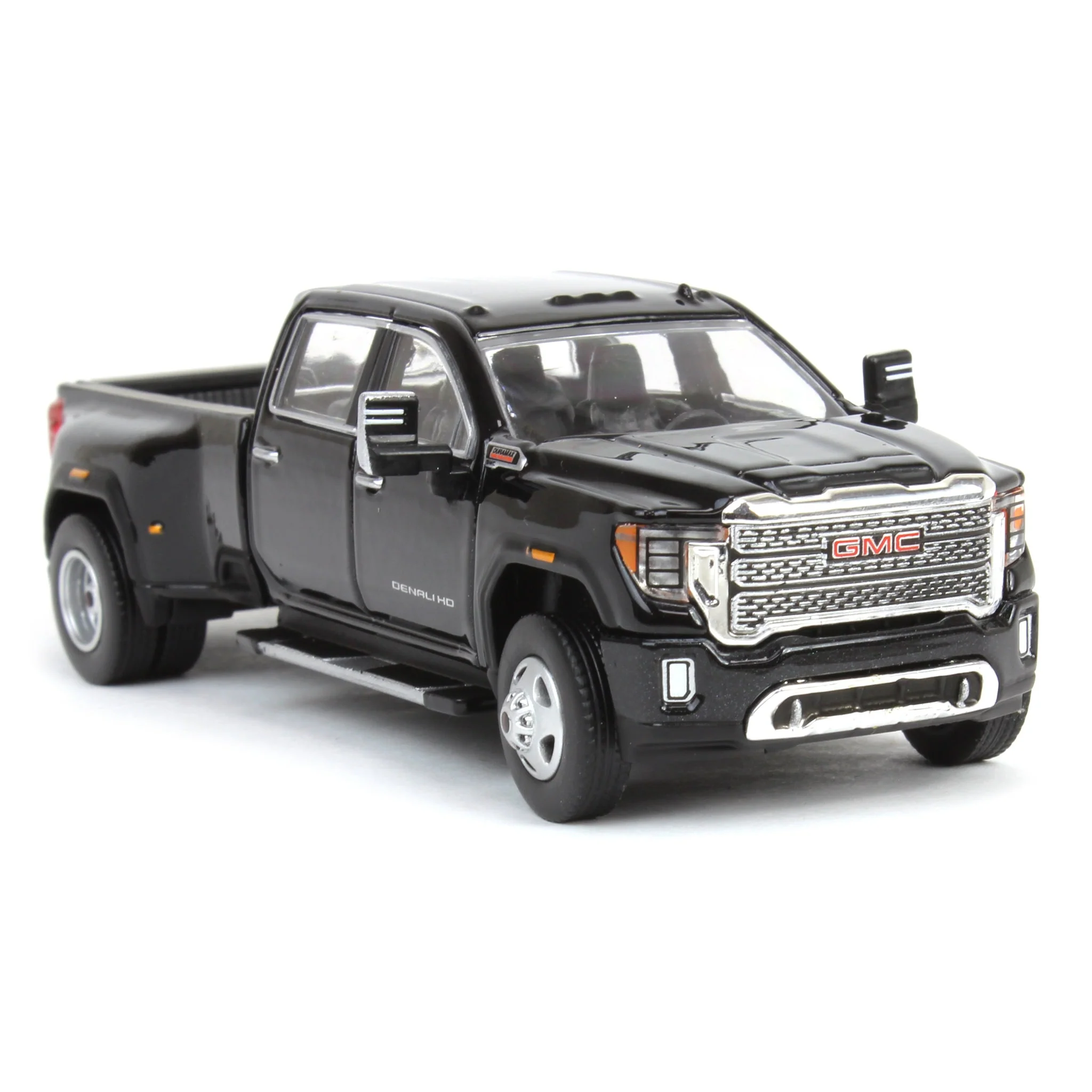 (B&D) 1/64 2022 GMC Sierra 3500 Denali Dually, Ebony Twilight Metallic, Karson Diecast Exclusive - Damaged Item - Image 2