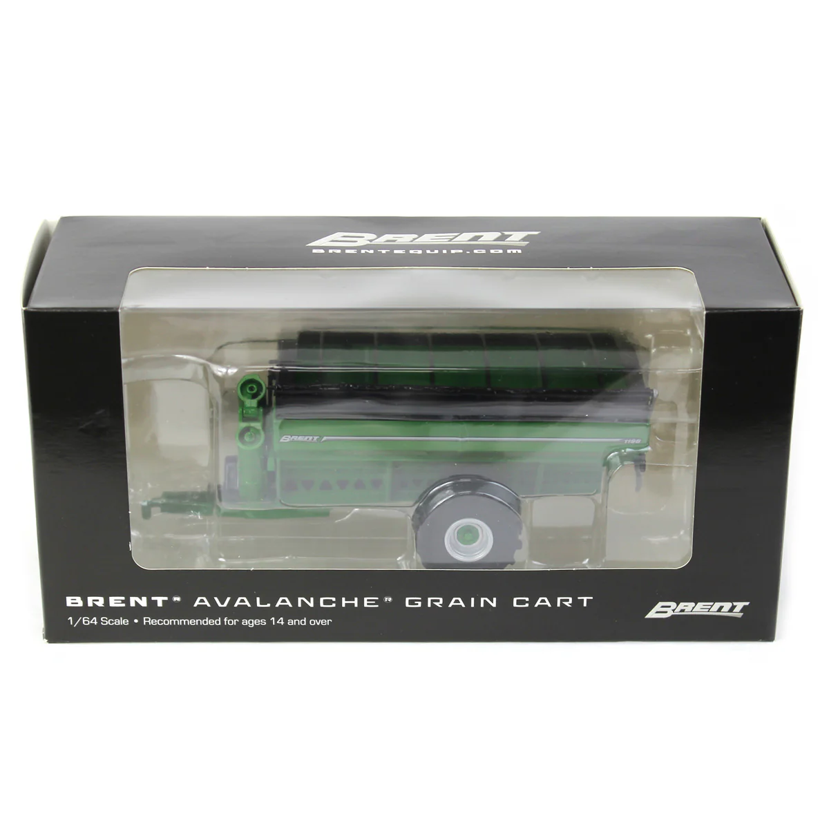 (B&D) 1/64 Brent 1198 Avalanche Grain Cart with Flotation Tires, Green - Damaged Box - Image 5