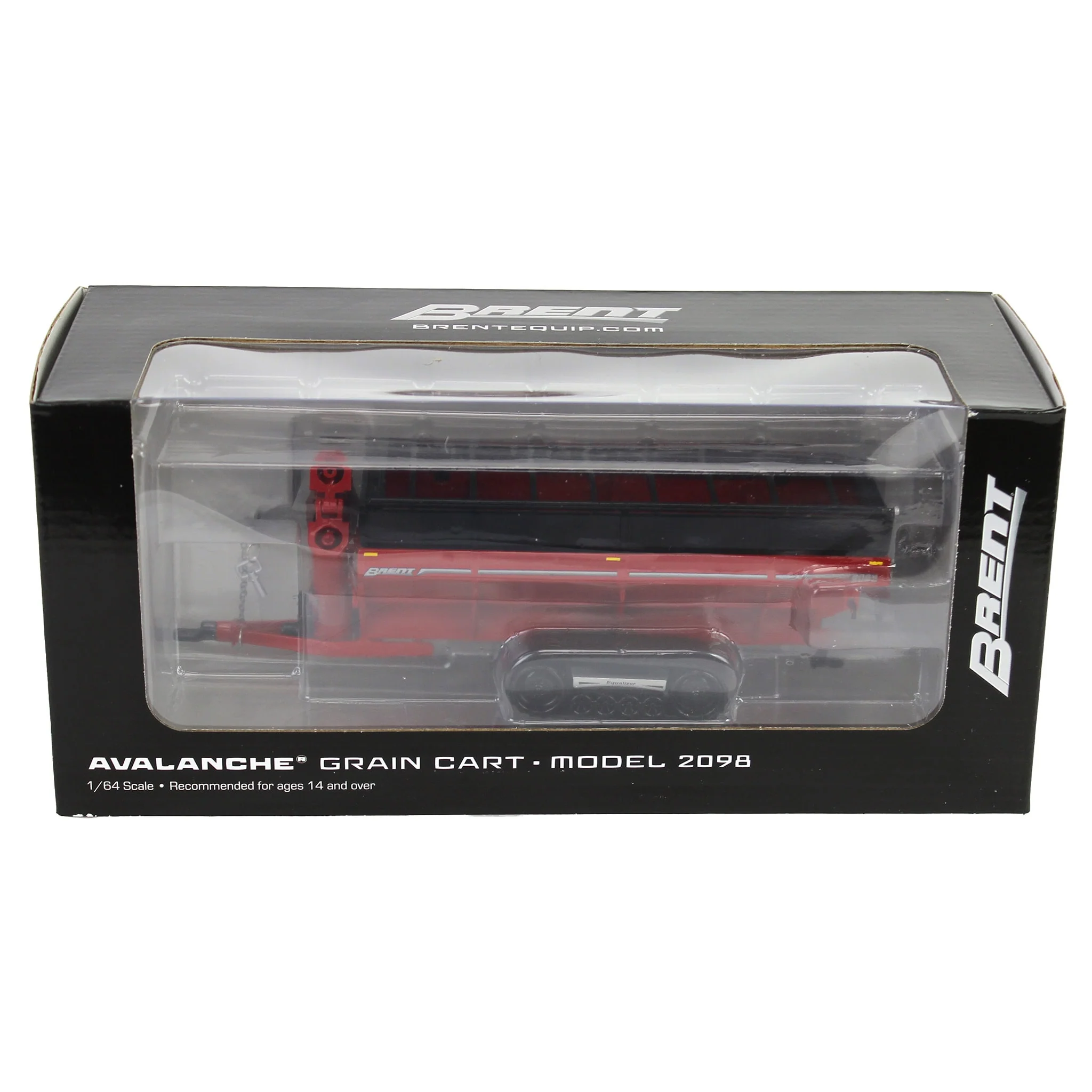 (B&D) 1/64 Brent 2098 Grain Cart with Equalizer Tracks by SpecCast, Red - Damaged Item - Image 6