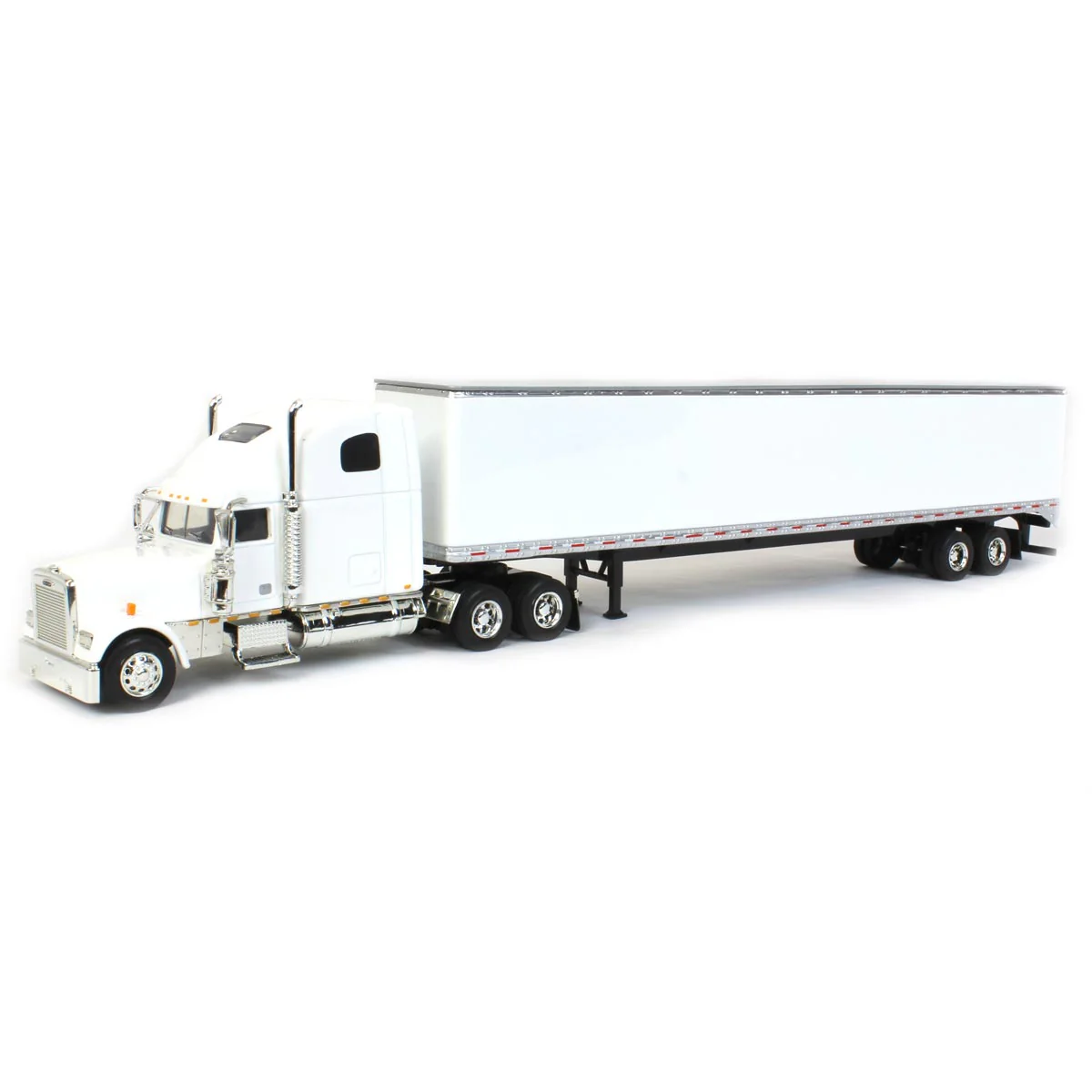 (B&D) 1/64 Freightliner Semi Truck with Classic XL Sleeper & Single-Door Box Trailer by SpecCast - Damaged Box