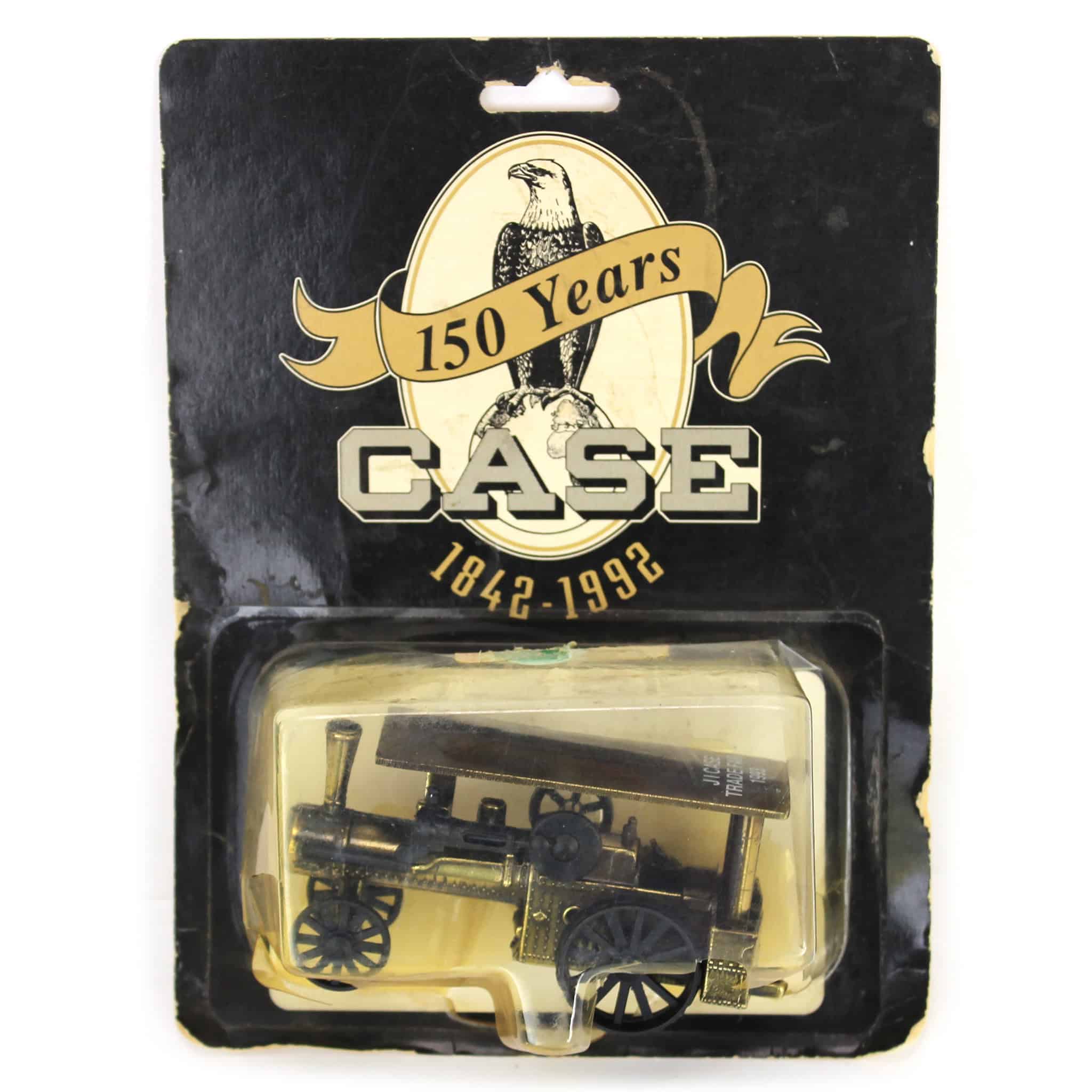 (B&D) 1/64 Brass JI Case Steam Tractor with Canopy by Scale Models, 150 Years - Damaged Item, Damaged Pack