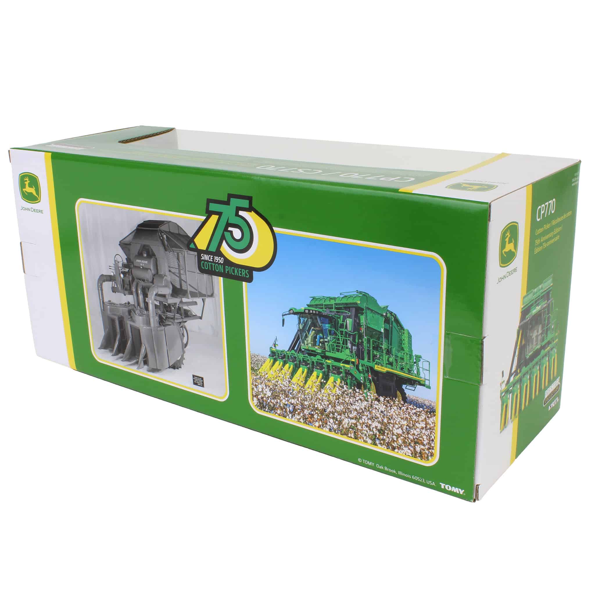 (B&D) 1/64 John Deere CS770 Cotton Stripper & CP770 Cotton Picker, 75th Anniversary Set, ERTL Prestige Collection - Damaged Box - Image 9