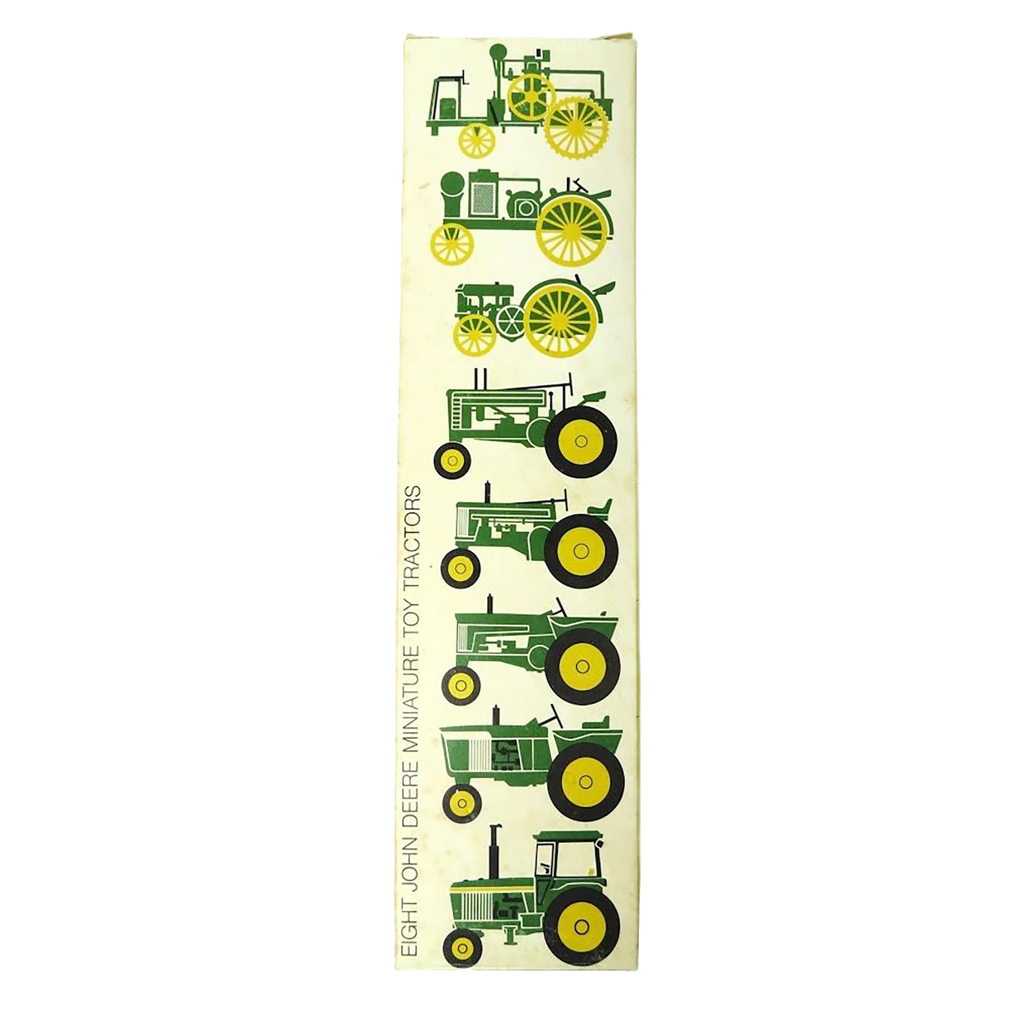 (B&D) 1/64 John Deere Miniature Historical 8-Piece Set with Hooks 1892-1973 by ERTL - Damaged Item