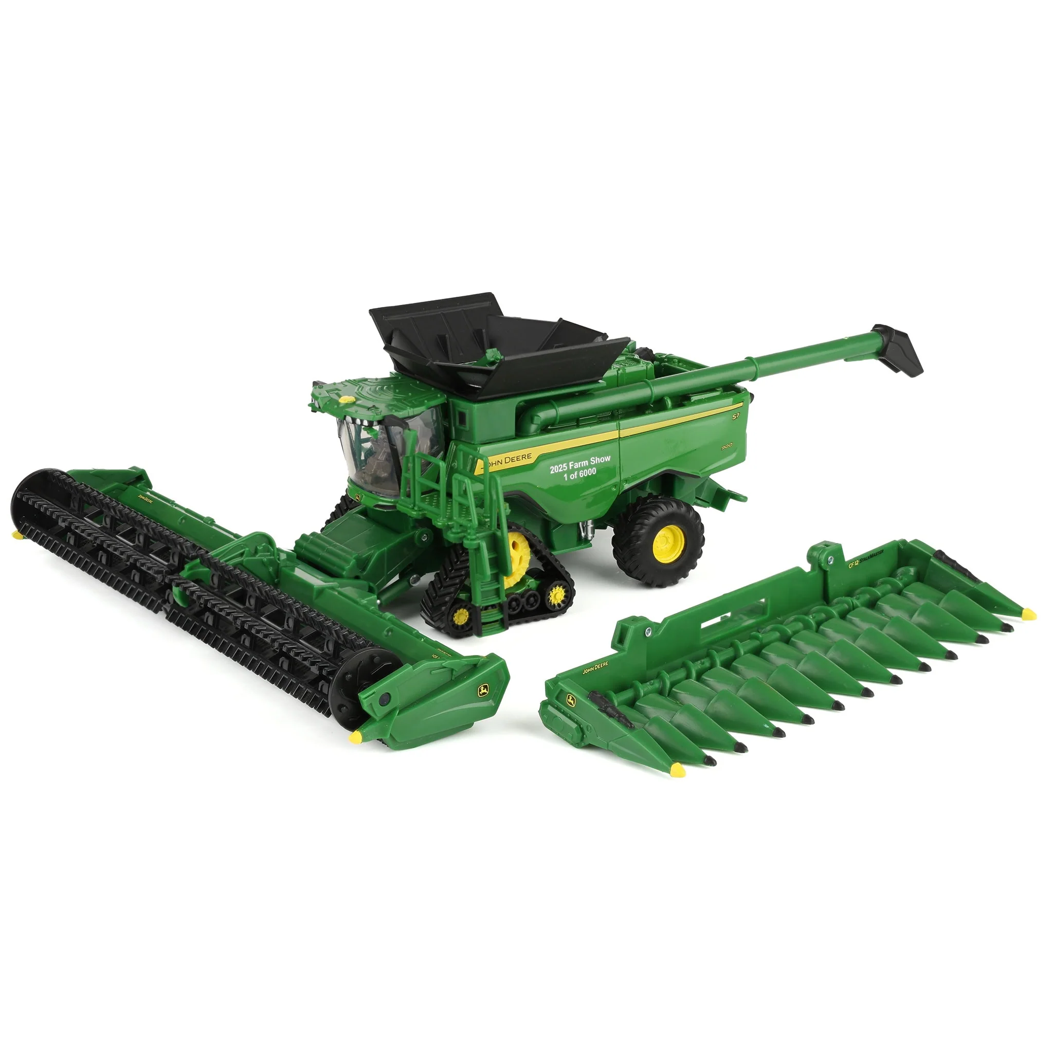 (B&D) 1/64 John Deere S7 900 Combine with Corn & Grain Heads by ERTL, 2025 Farm Show One Time Production - Damaged Box - Image 4