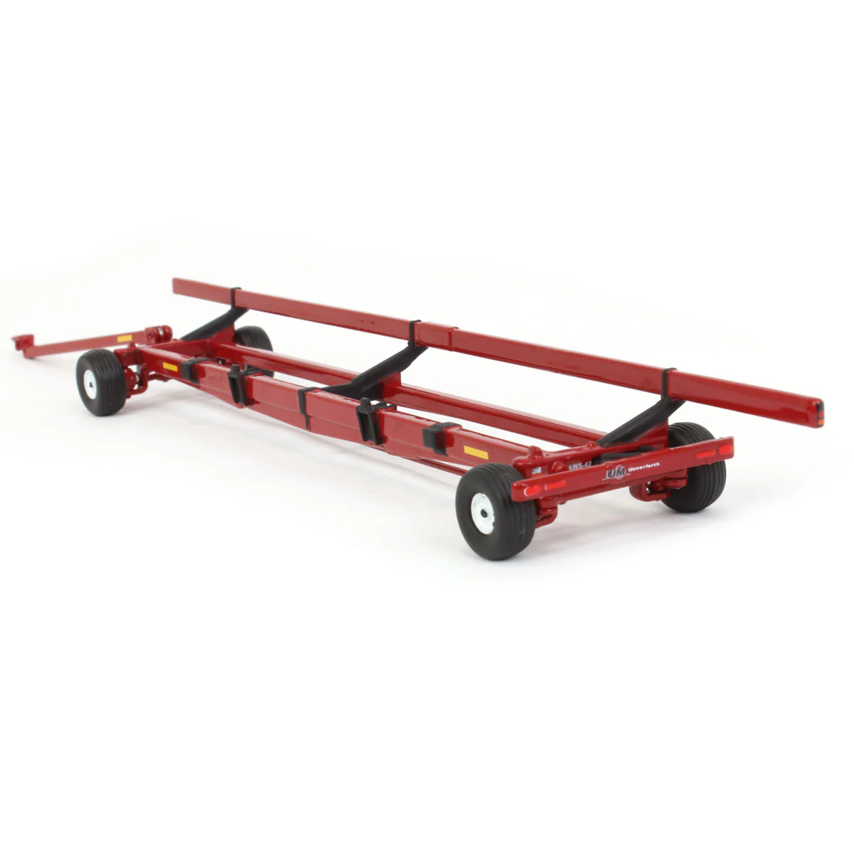 (B&D) 1/64 Unverferth AWS Fieldrunner Header Trailer by SpecCast, Red - Damaged Item - Image 4