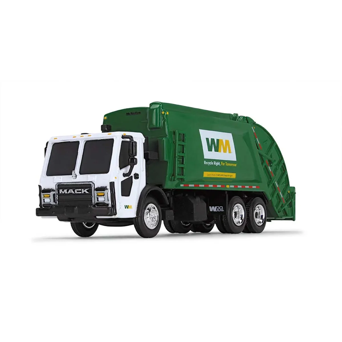 (B&D) 1/87 Mack LR Rear Load Garbage Truck, Waste Management - Damaged Box