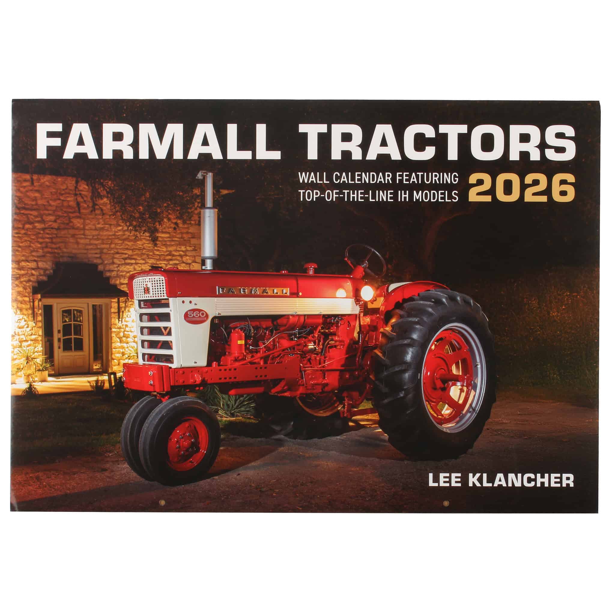 (B&D) 2026 Farmall Tractors 12 Month Calendar, 17in x 12in - Damaged Item