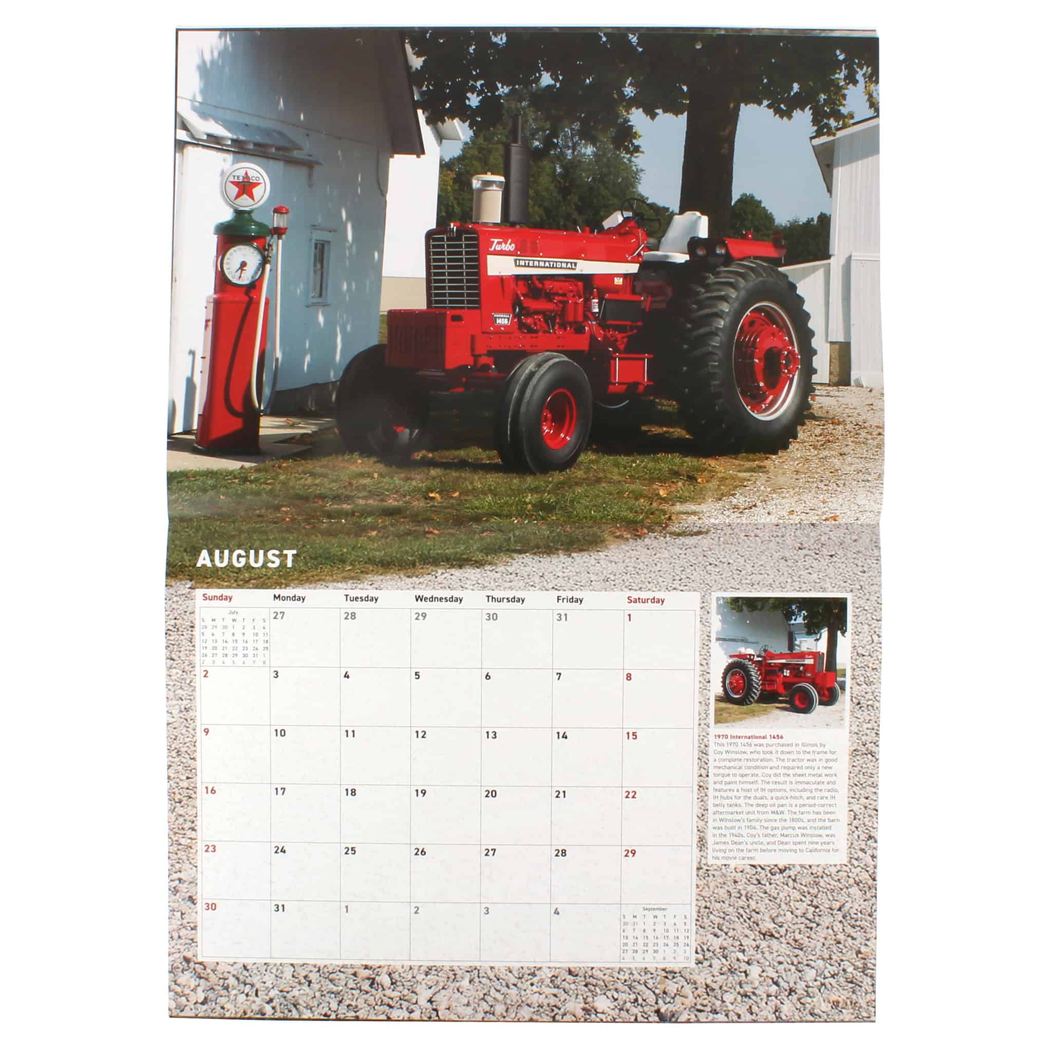 (B&D) 2026 Farmall Tractors 12 Month Calendar, 17in x 12in - Damaged Item - Image 7